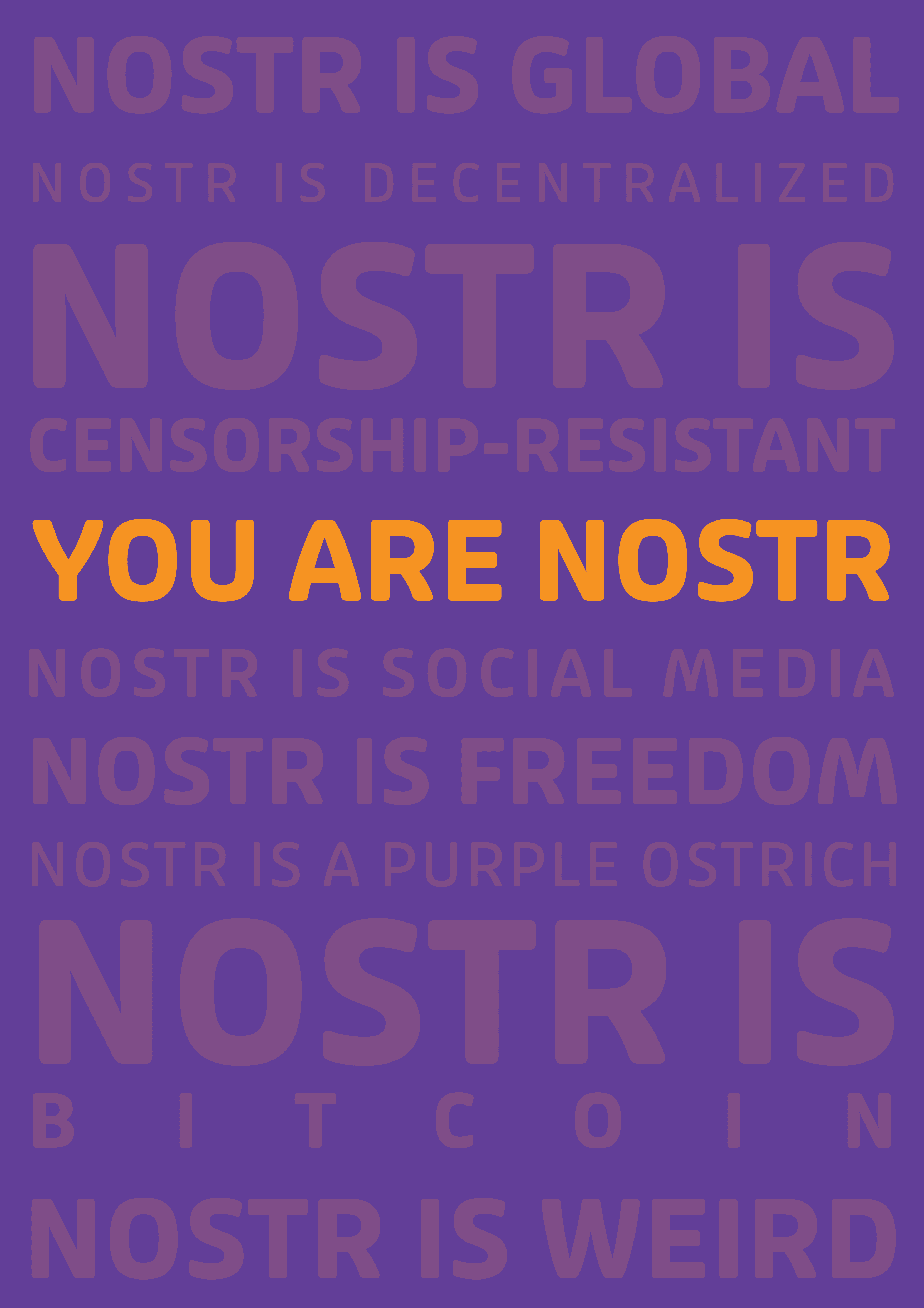 You Are #Nostr 💜