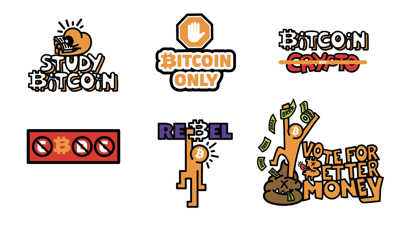 The first #Bitcoin PopArt stickers that…