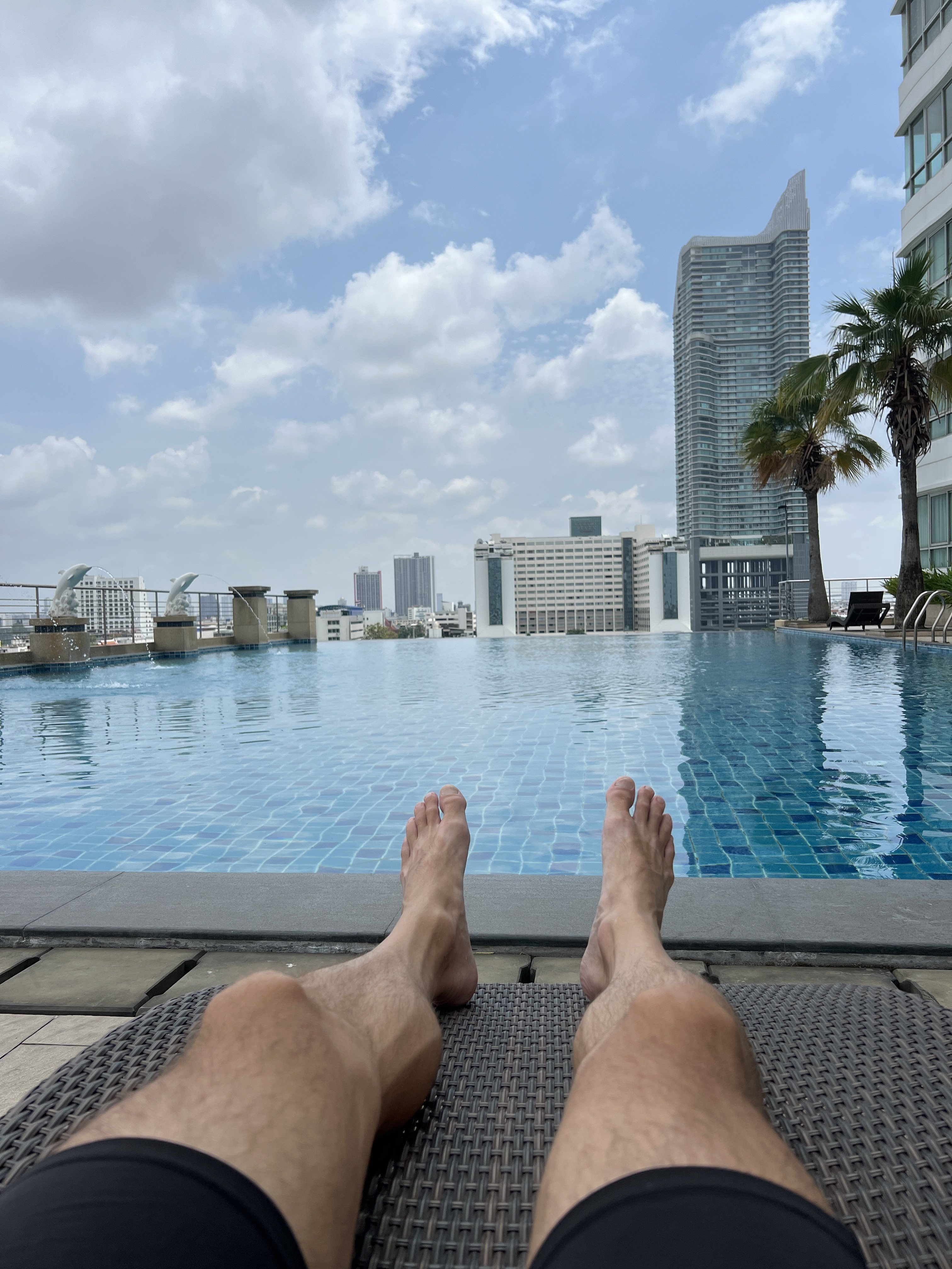 A swim 🏊‍♂️and some sunshine for…