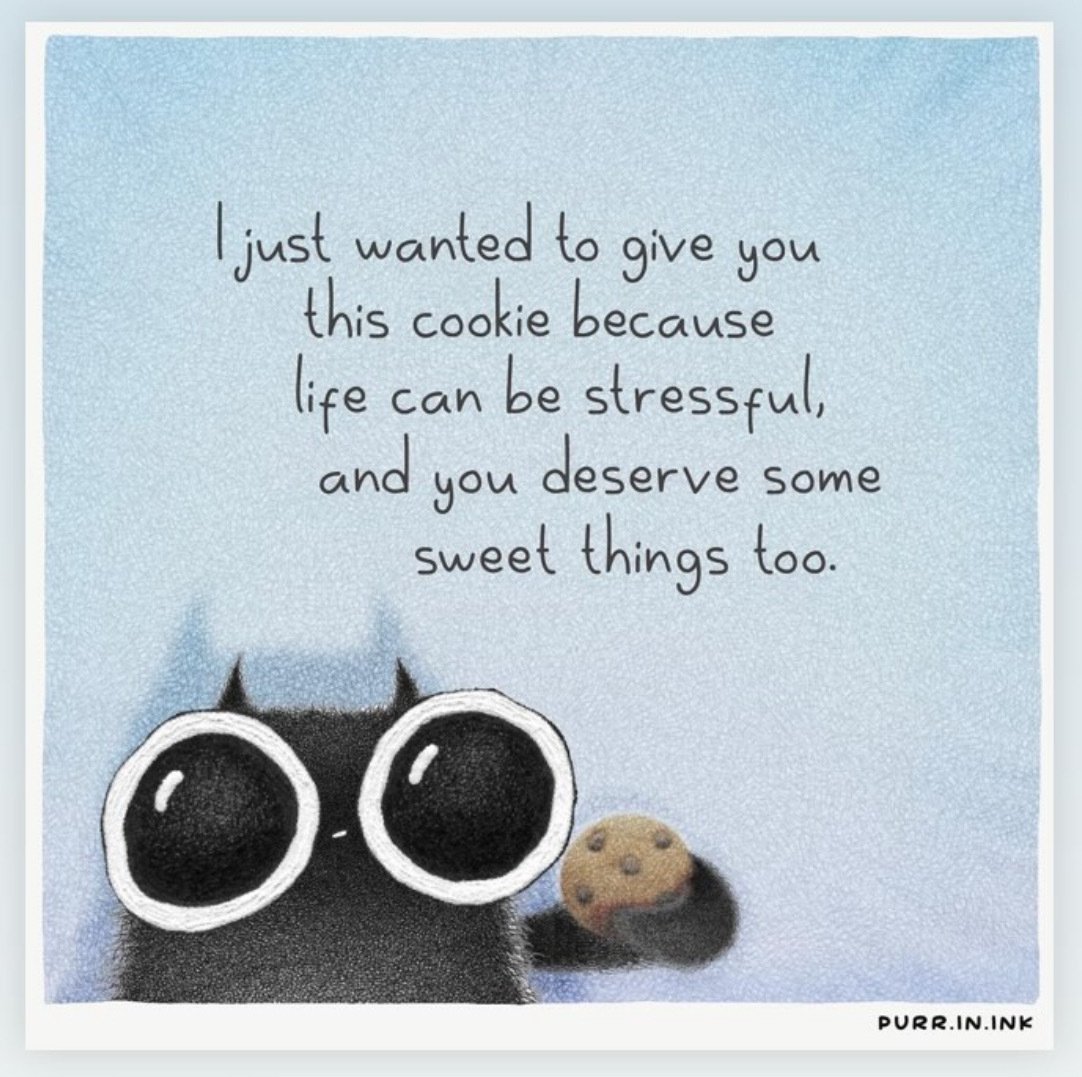 GM! Virtual cookie for you, therefore…