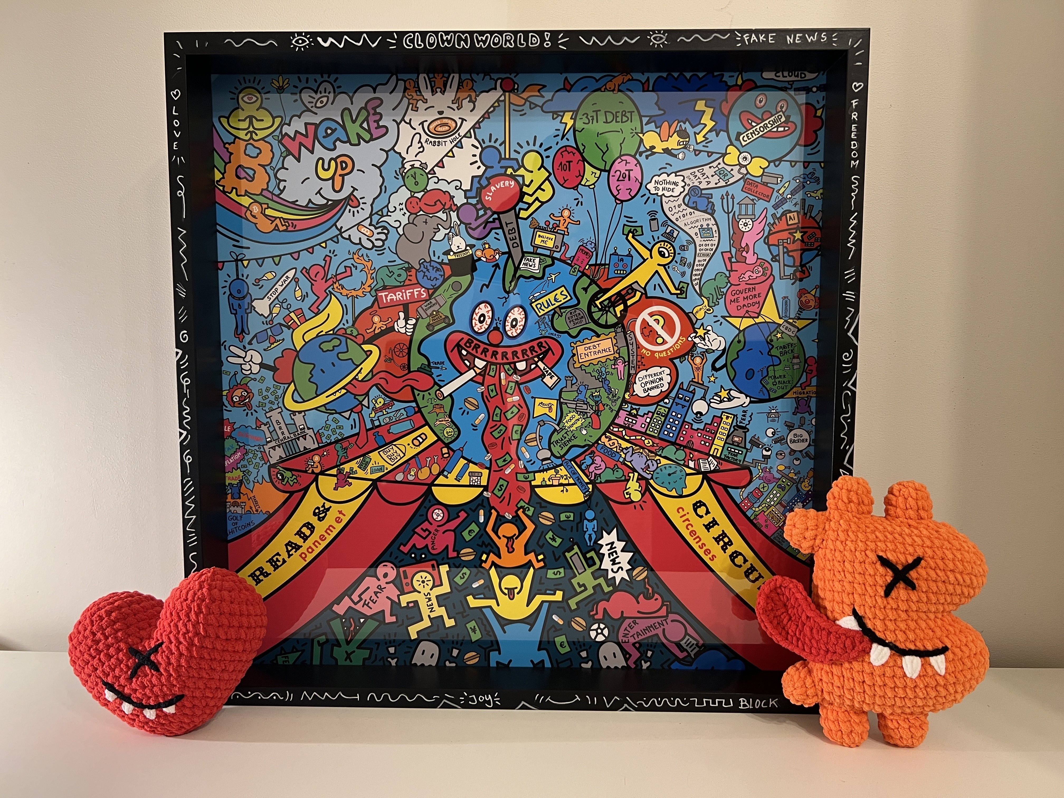 Clownworld #art work for @Bitcoin FilmFest…