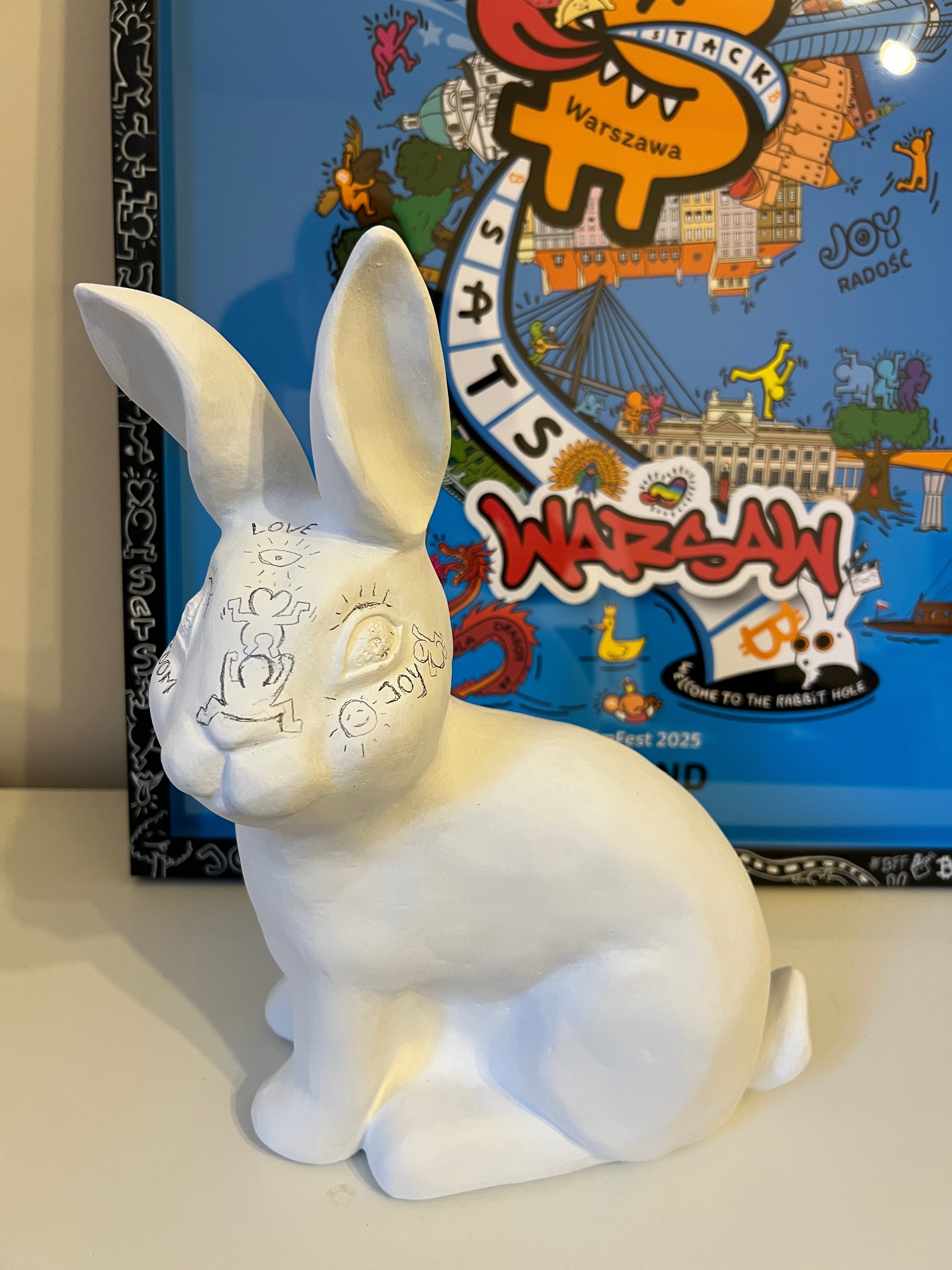 Tonights project 🐇🕳️✍️ BitPop #art props for…