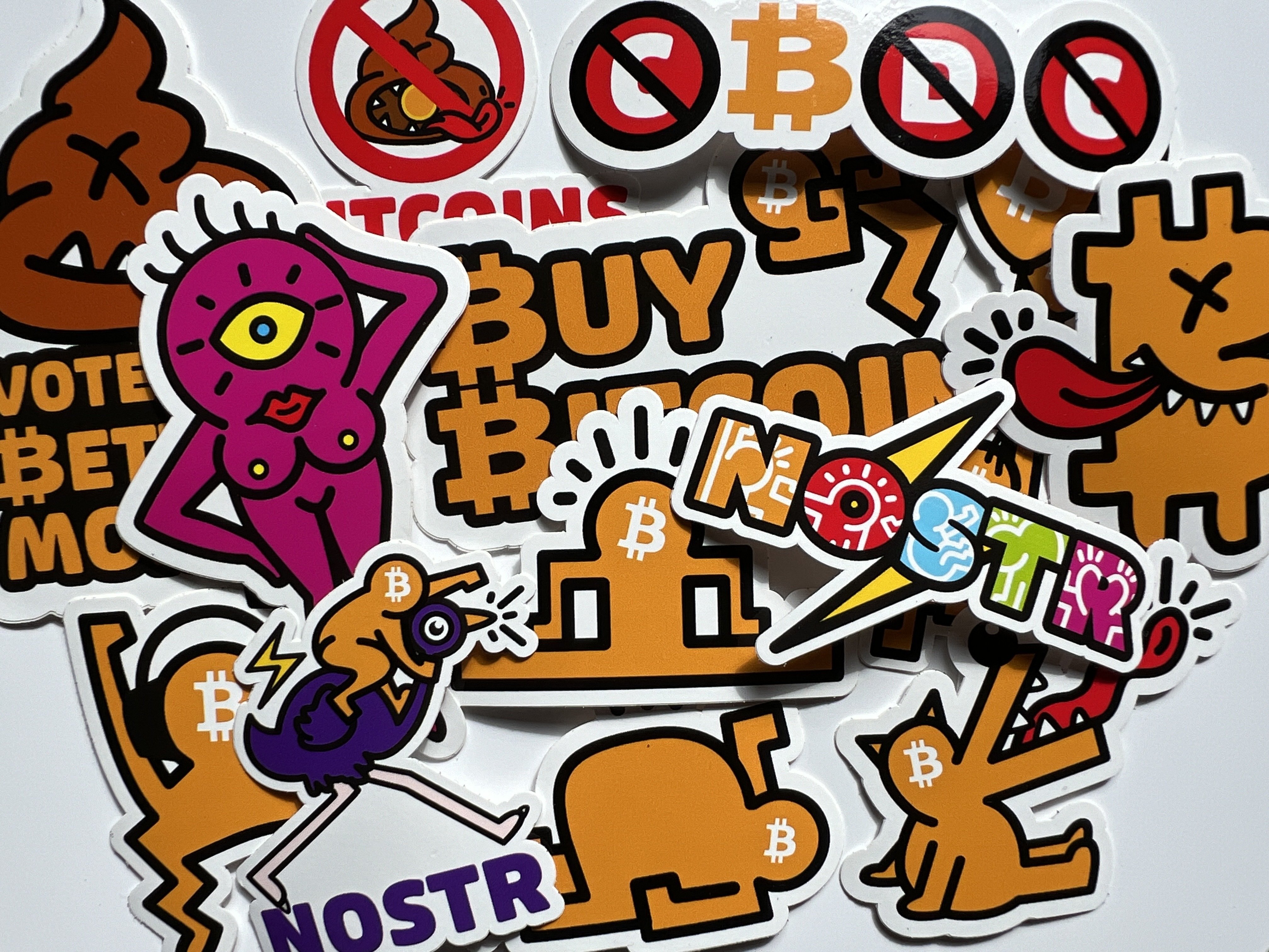 The #Bitcoin & #Nostr stickers can you…