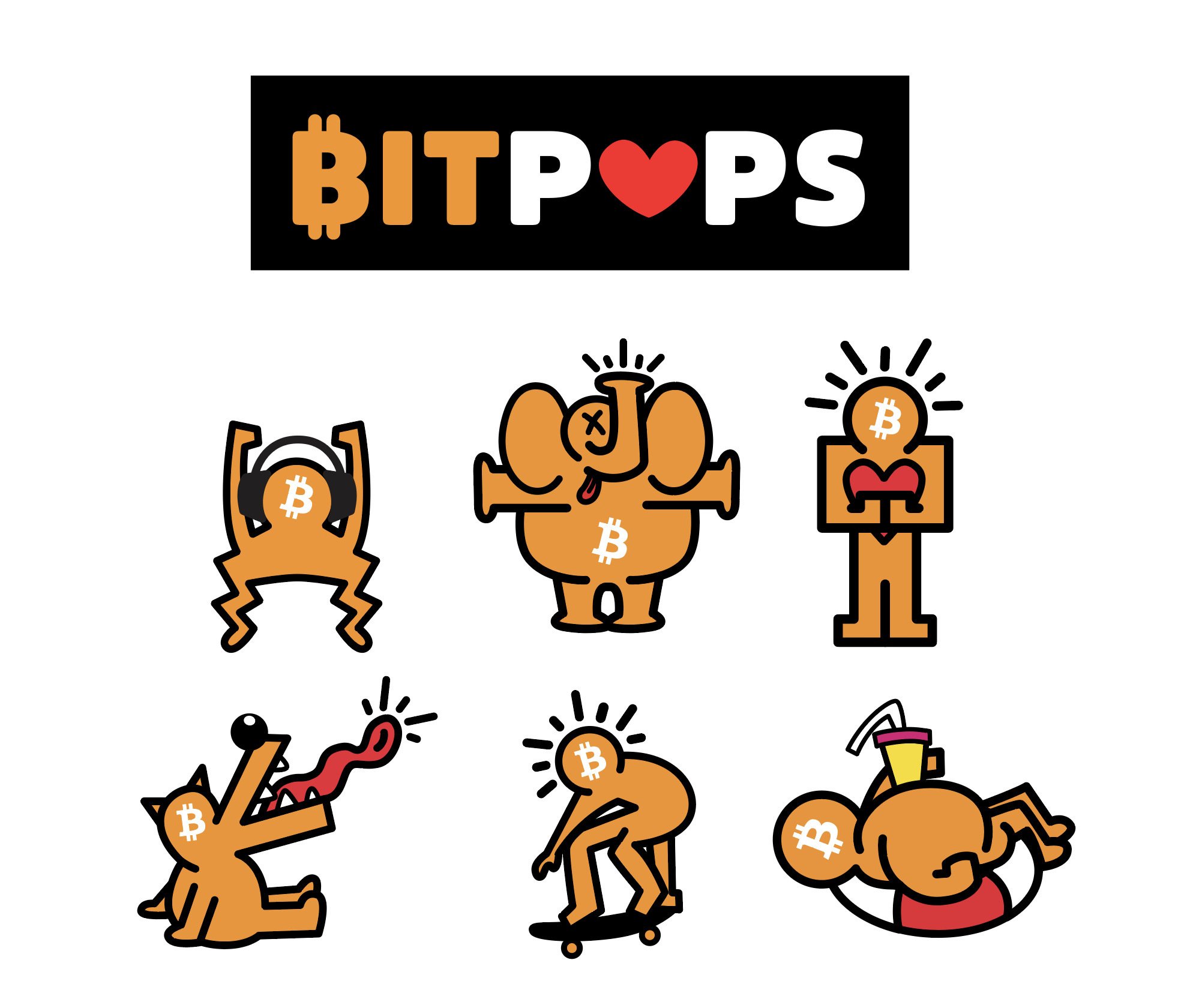 GM ☀️✍️ BitPOPs collect them all 🧡 #art…