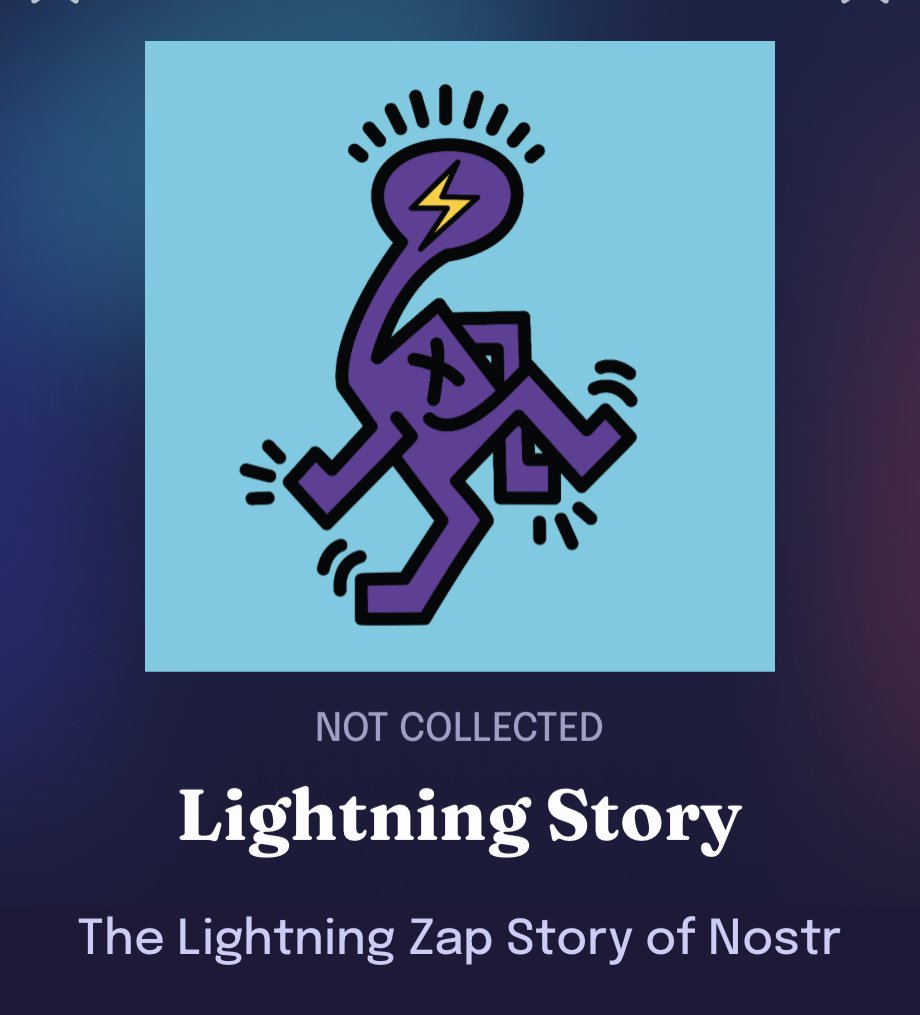 Lightning Story Badge.