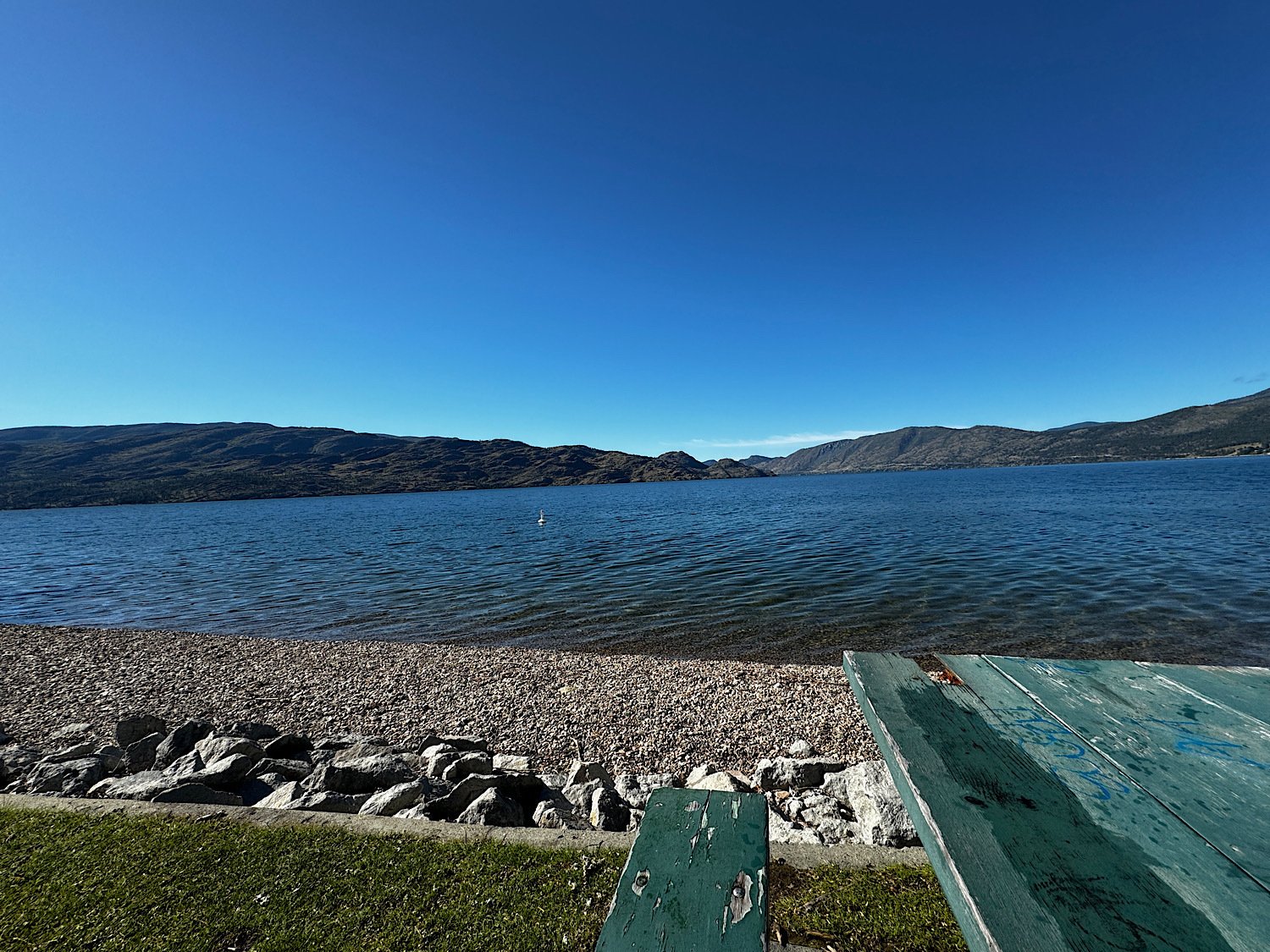 Lakeside breakfast…