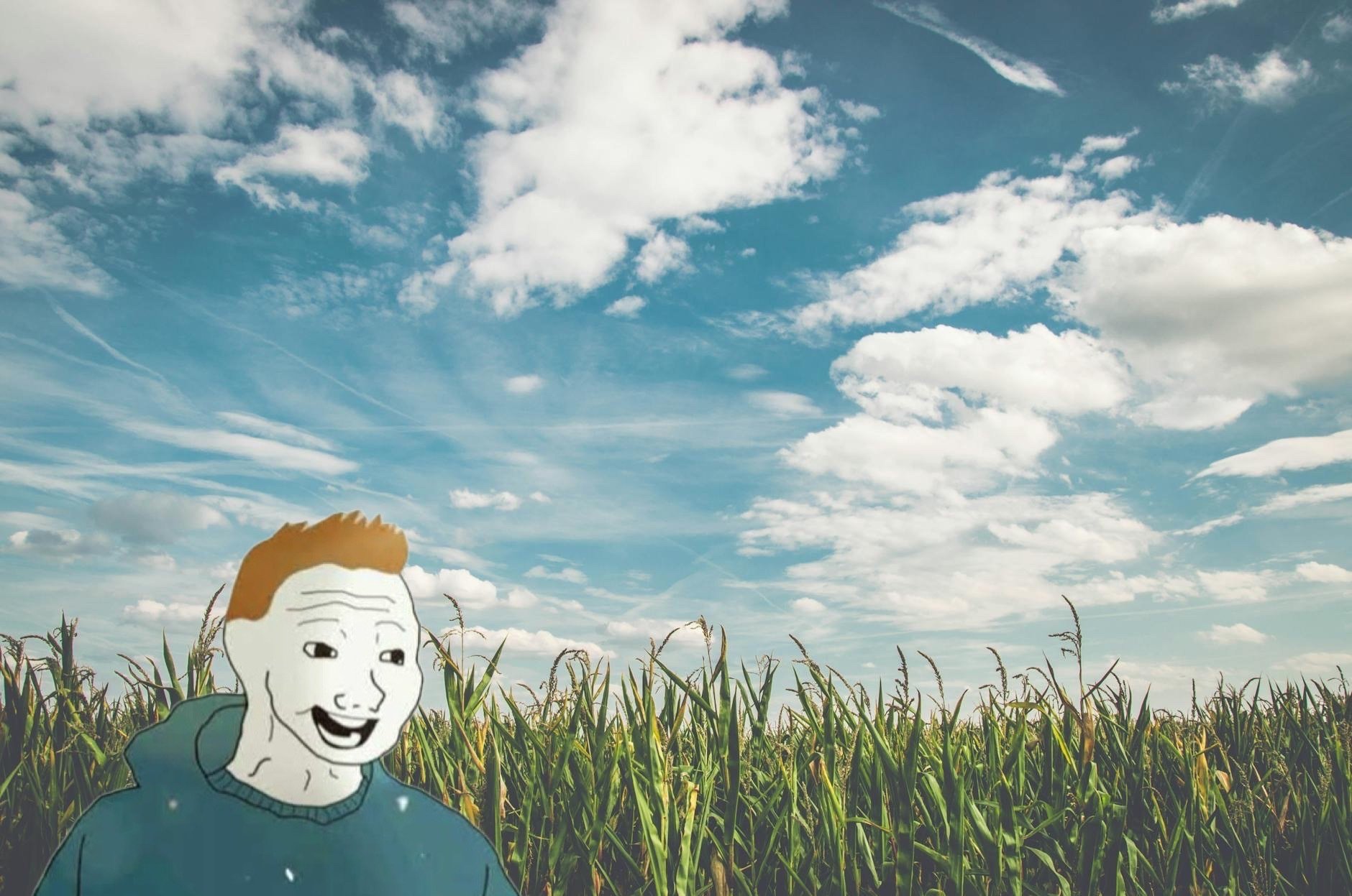 Bloomer smiles at cloud