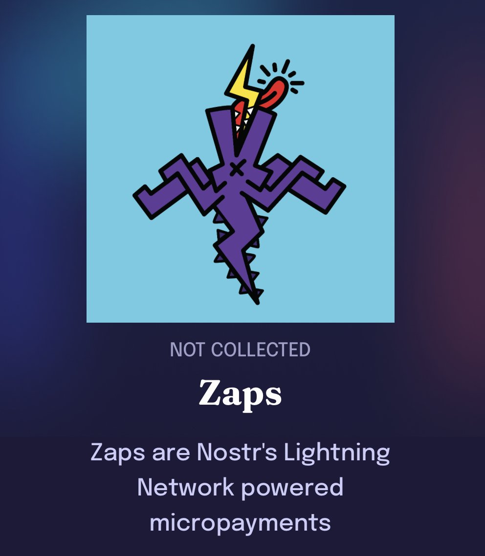 A new #zap  badge is here.…