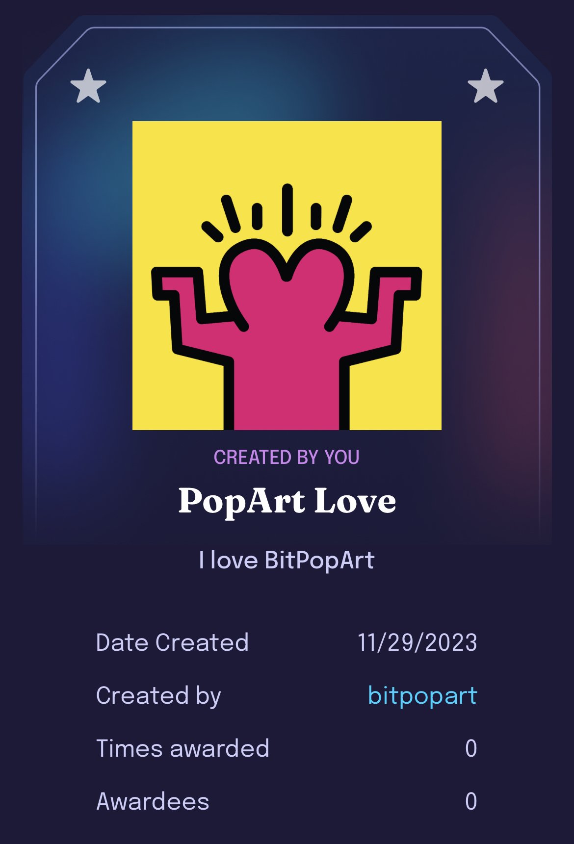 PopArt Love 💜…