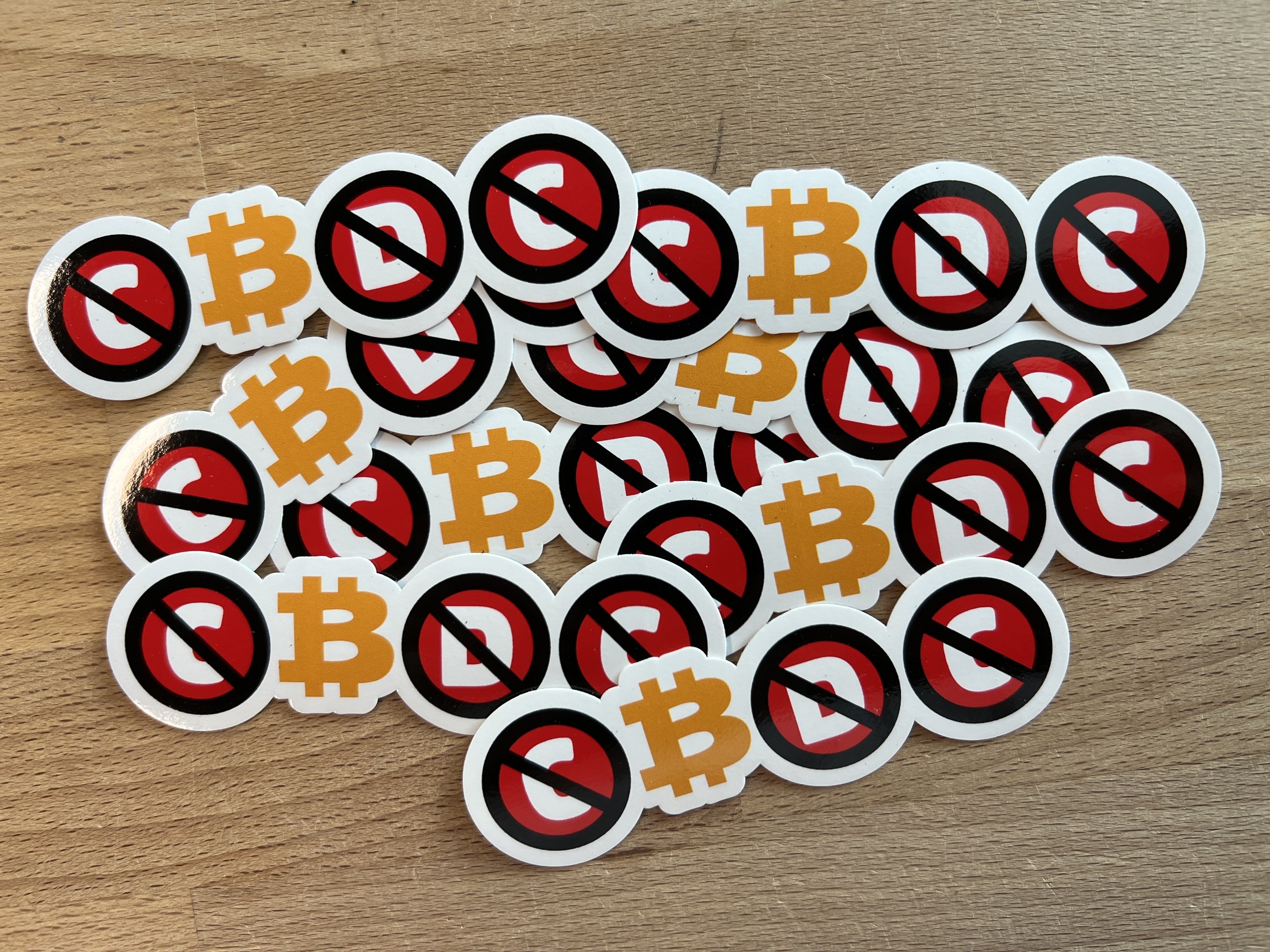 C₿DC Stickers #artstr #art #bitcoin