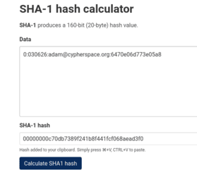 hashcash example