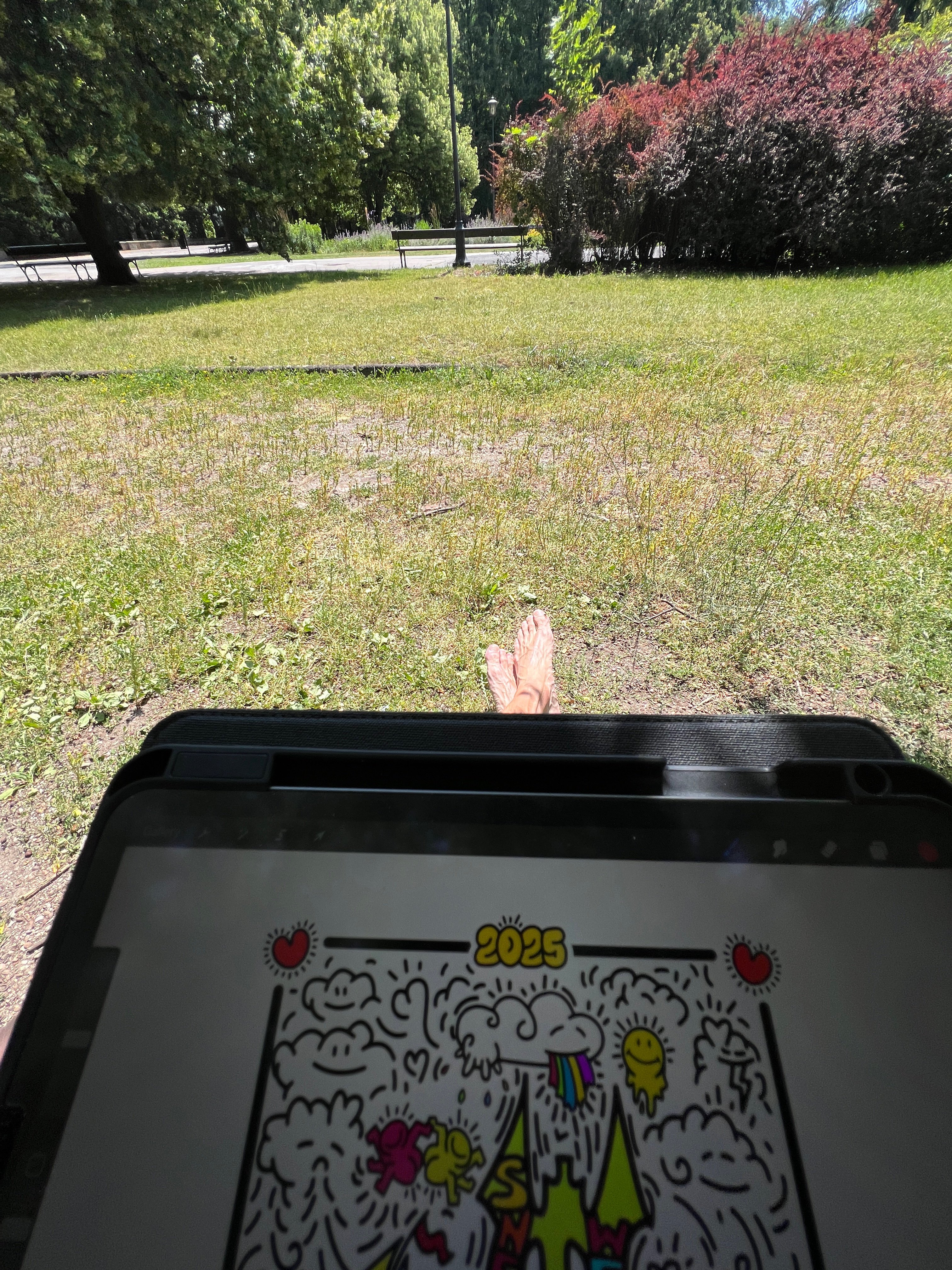 Last weekend drawing in the beloved…