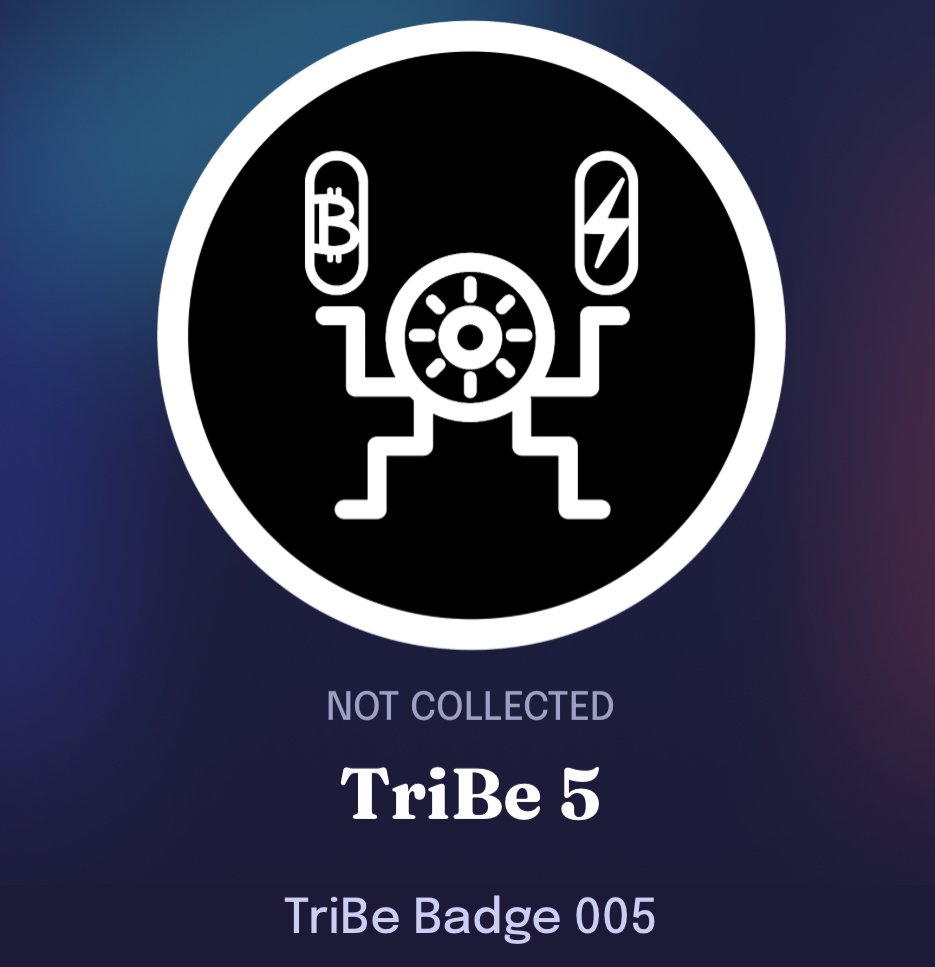 Tri₿e Badge