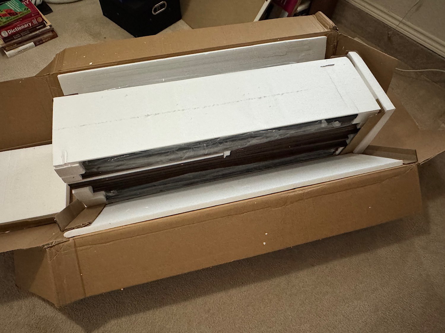 L-shaped bookcase assembly as easy…