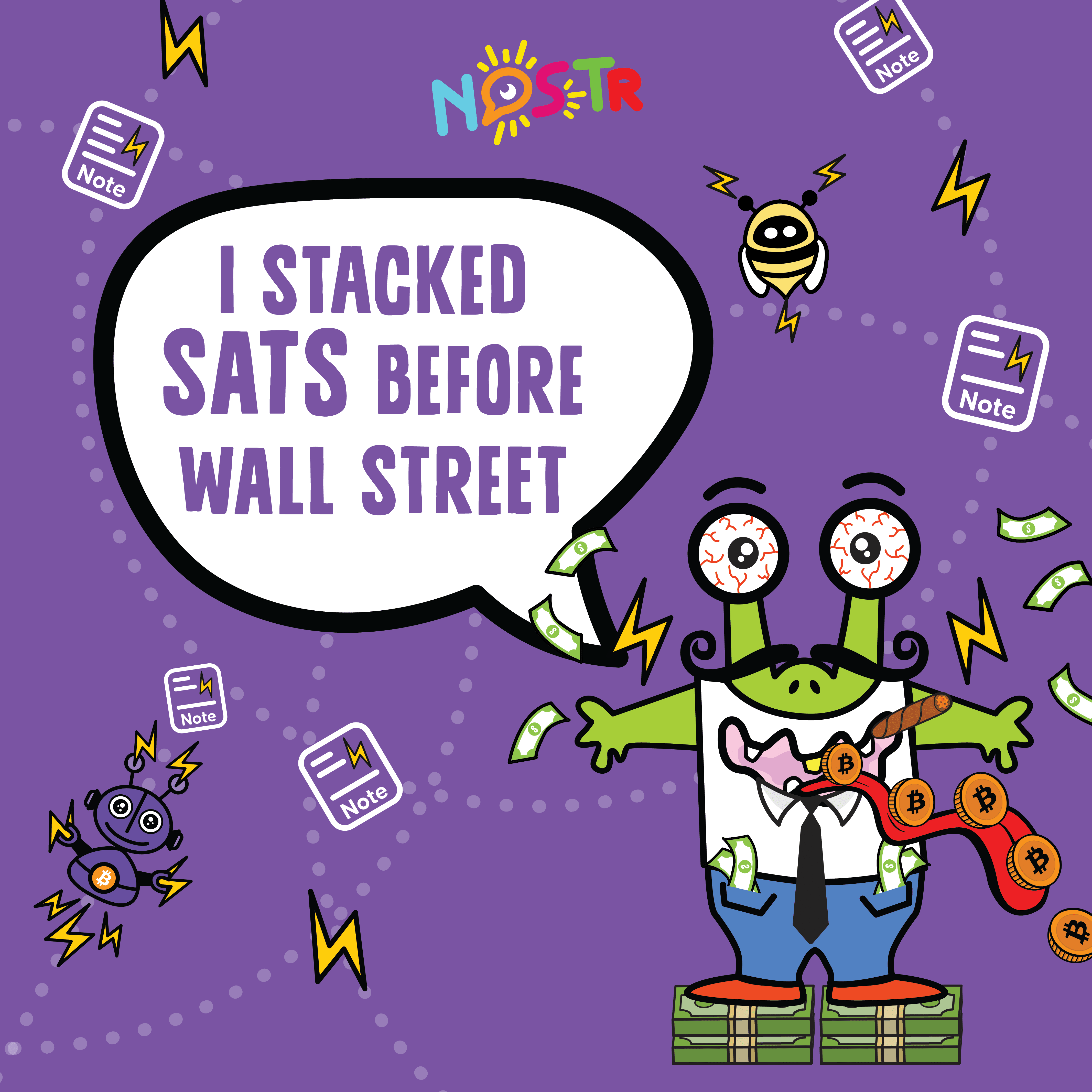 I stacked SATS before Wall Street…