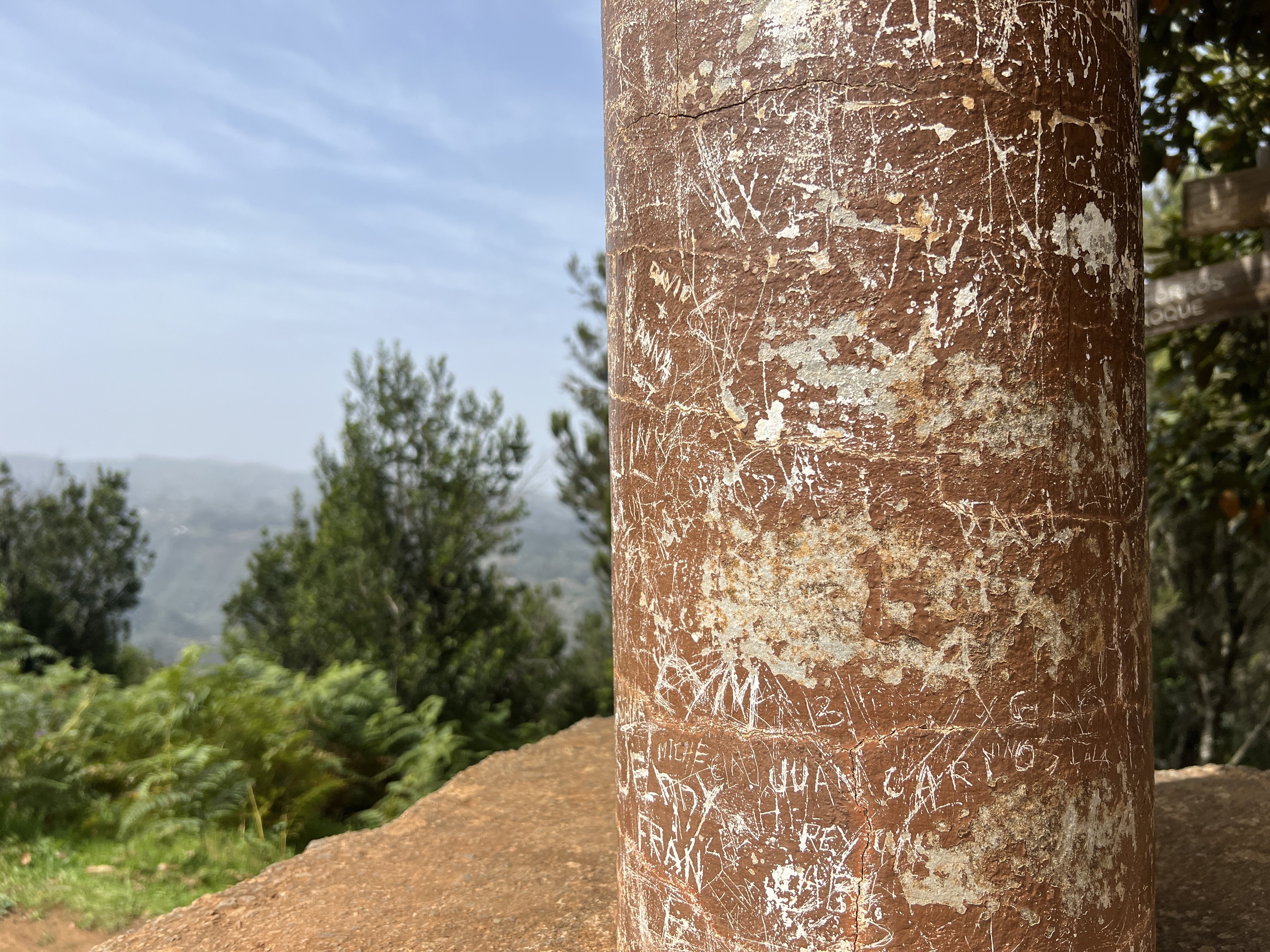 Humans signing the were here (on…