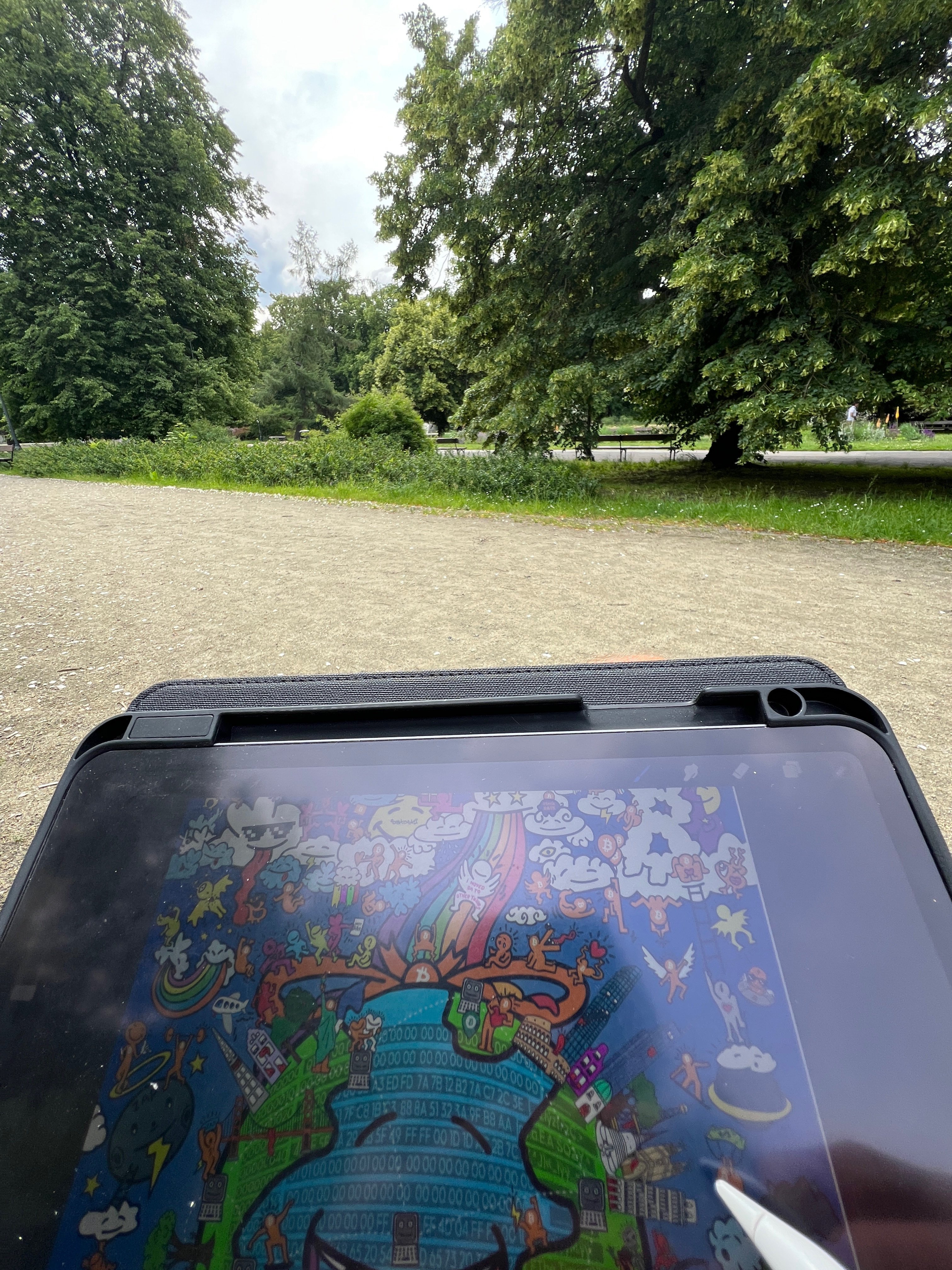 GM☀️ The finishing touch ✍️🖼️ drawing in…