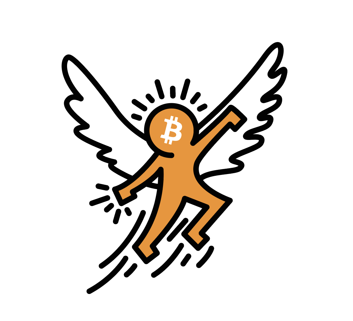 BitPop #art  ✍️ #bitcoin  gives you wings�…