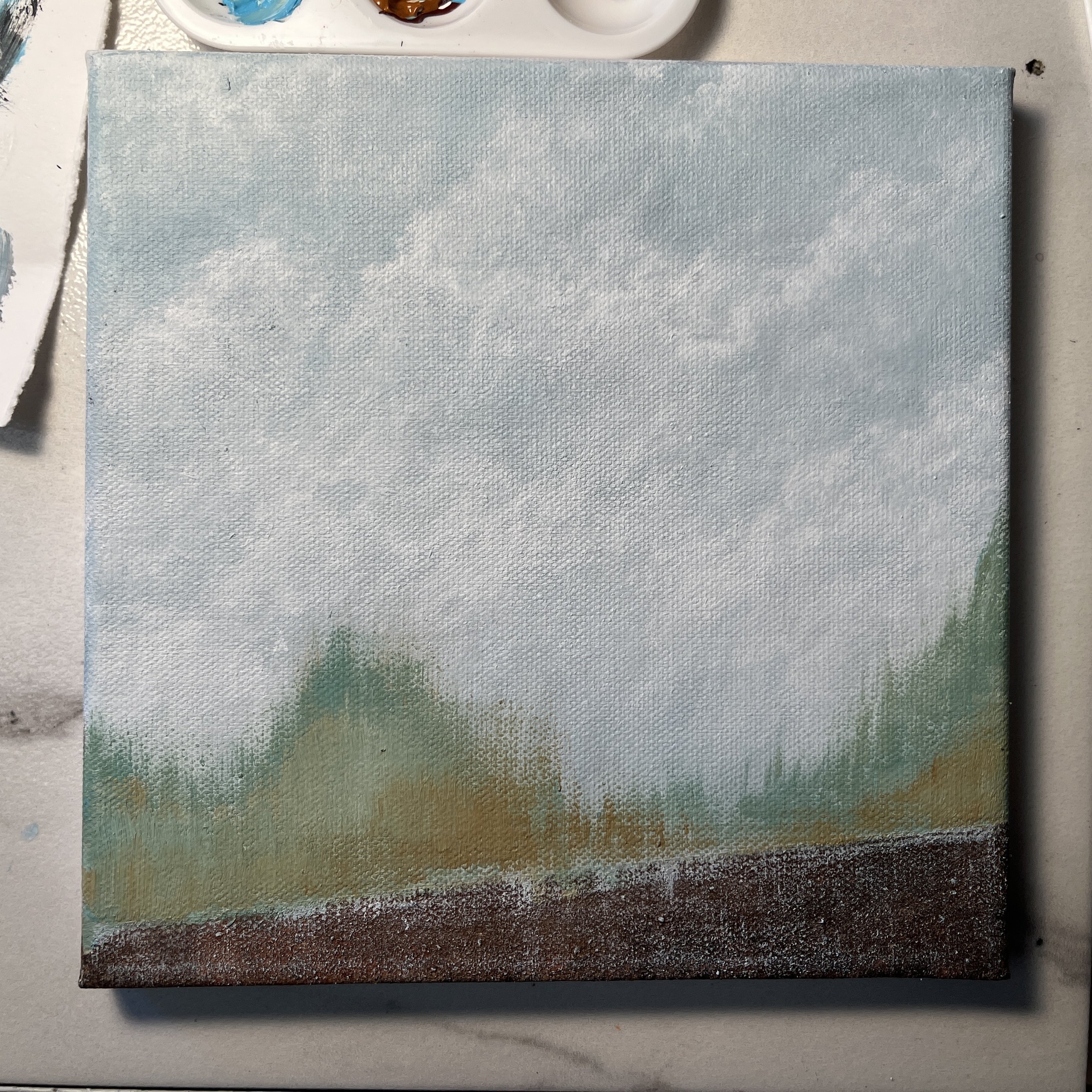 Proof of work on the acrylic…