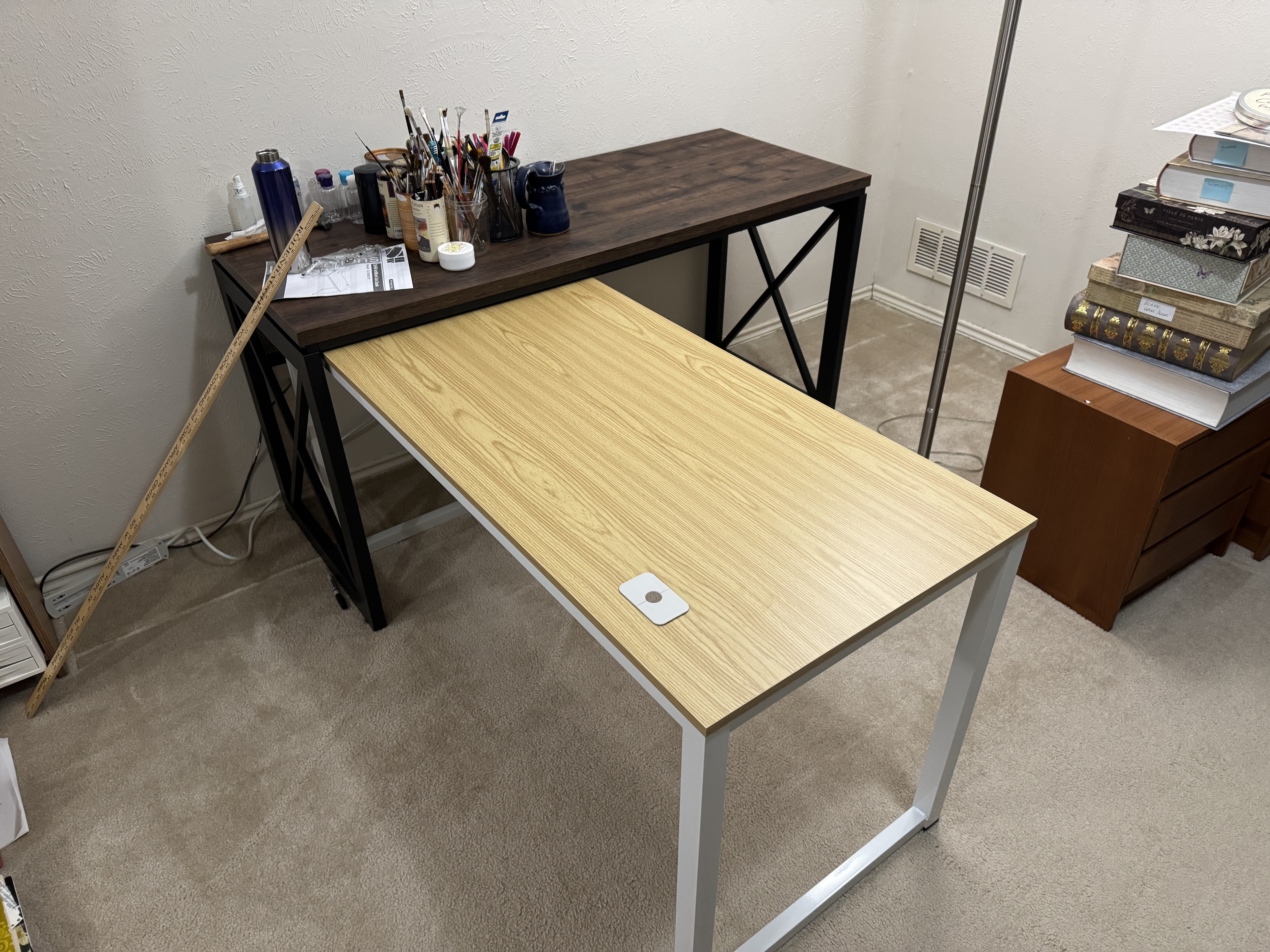 Second desk built …. And it fits…