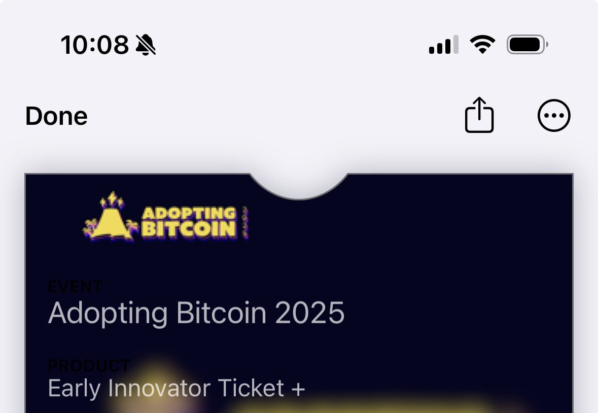 @Adopting Bitcoin ticket secured 🫡