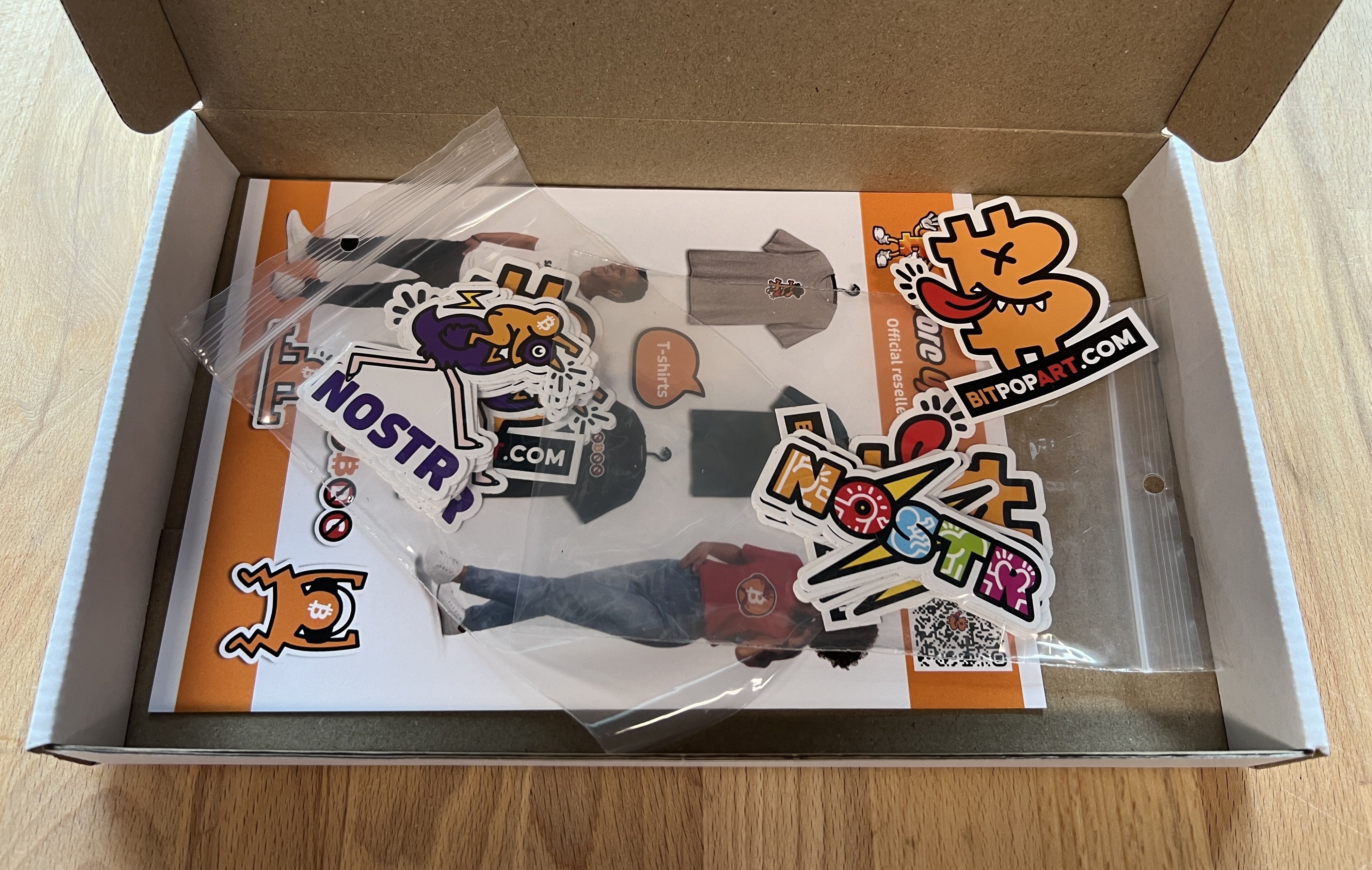 Sending out new Nostr stickers 🚚…