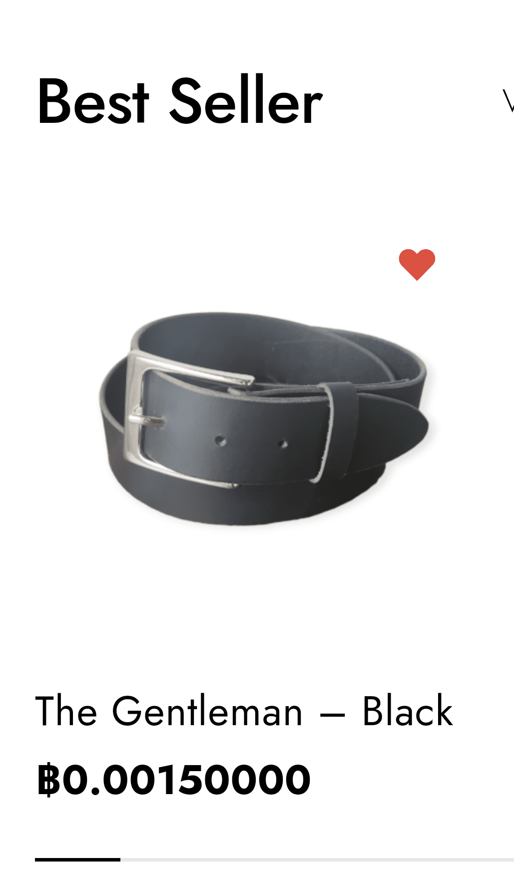 Belt from leathermint