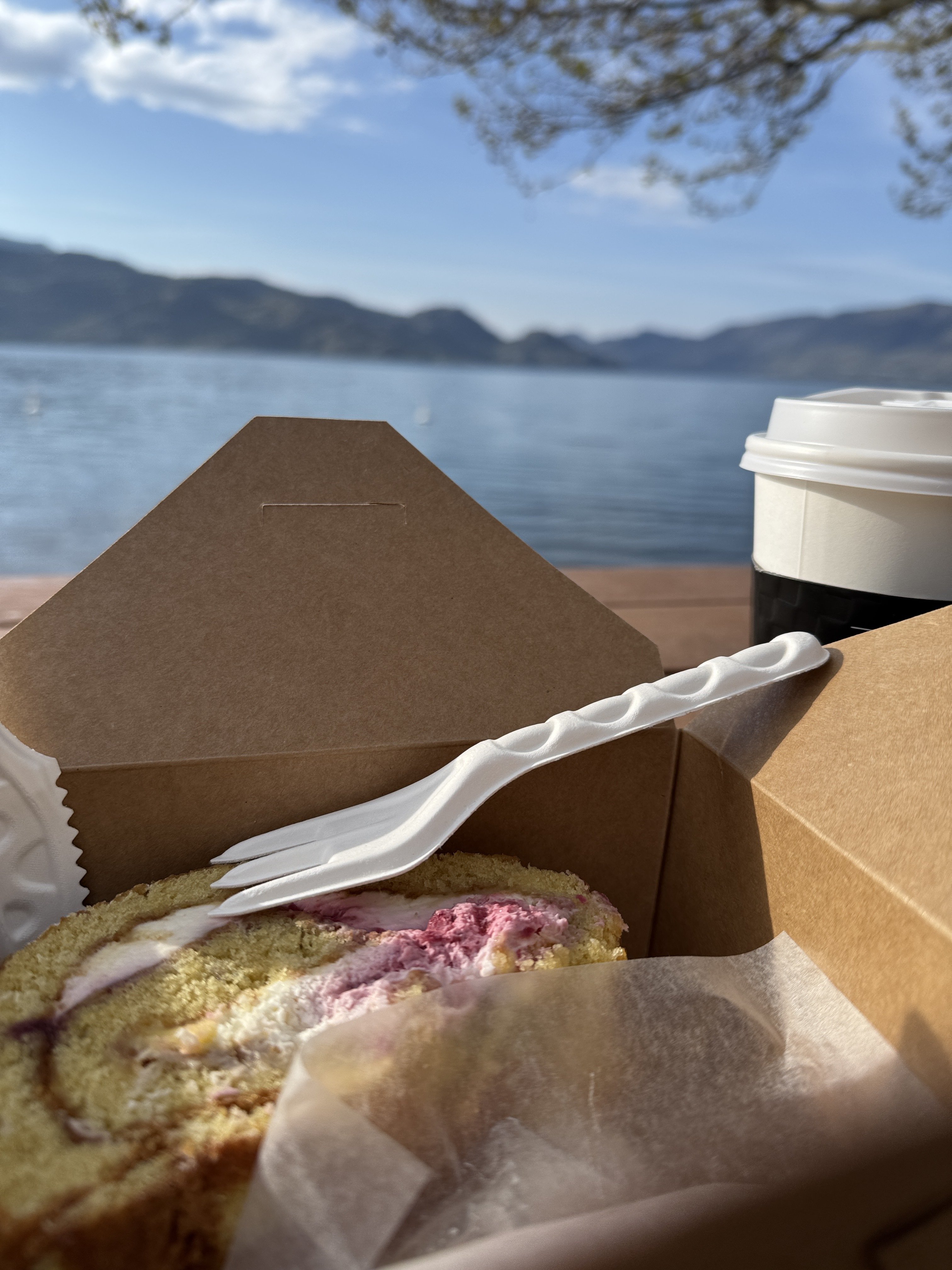 GM! Breakfast by the lake from…