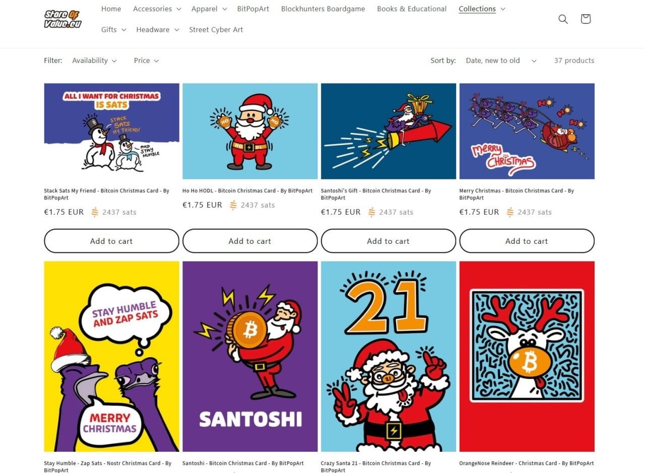 All HODLdays & christmas cards are now…