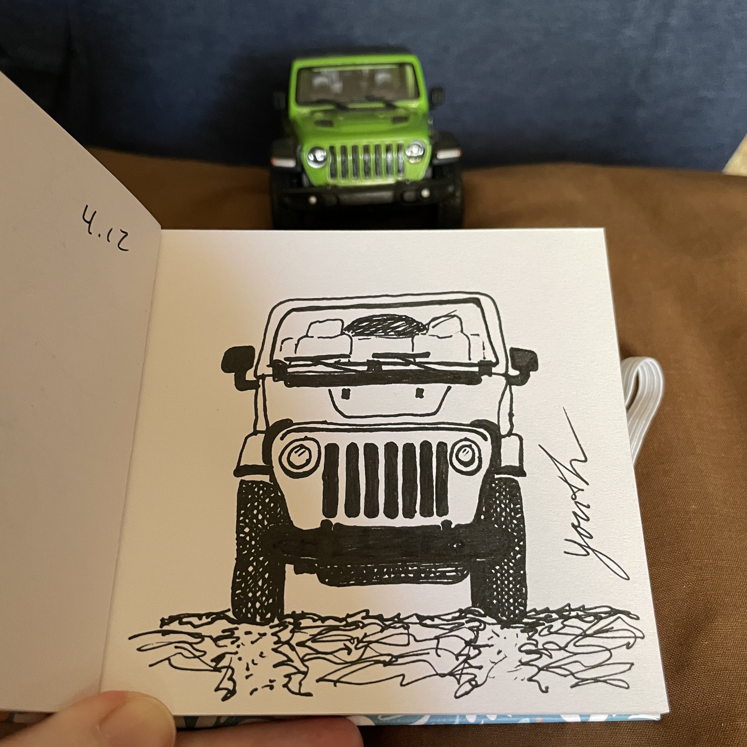 Toy Jeep I gave Boyfriend for…