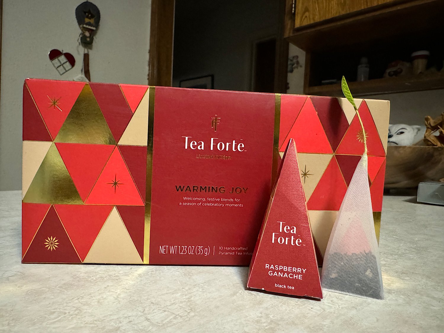 Received a sampler from Tea Forte…