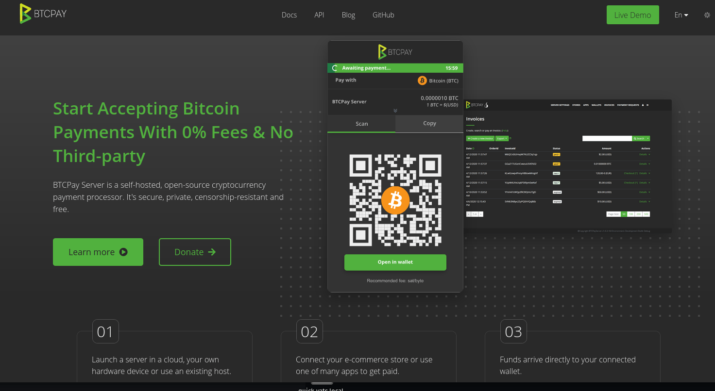 How To Accept Bitcoin In Your Business with BTCpayServe With Greenlight(Easy)