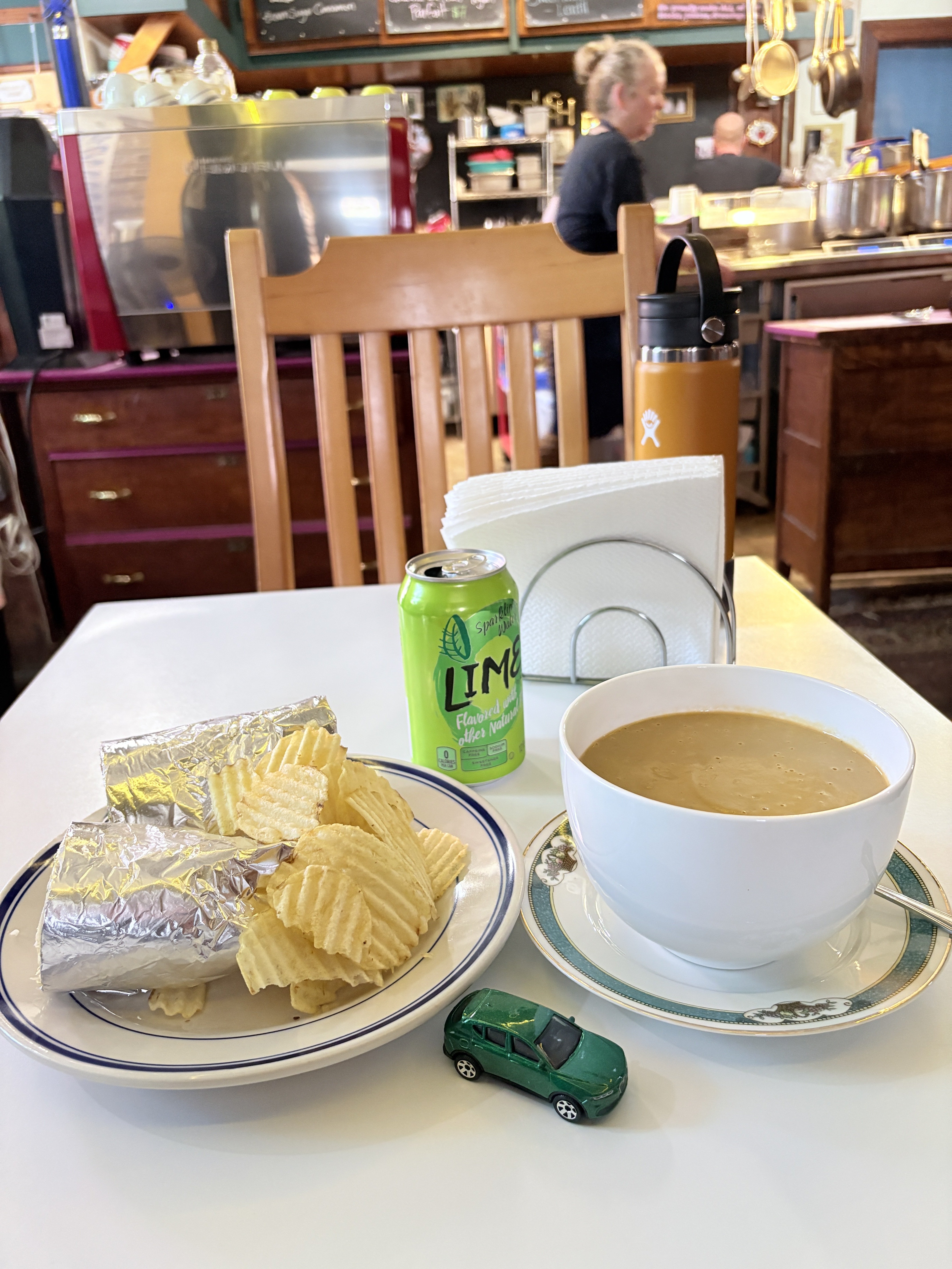 At one of my favorite restaurants…