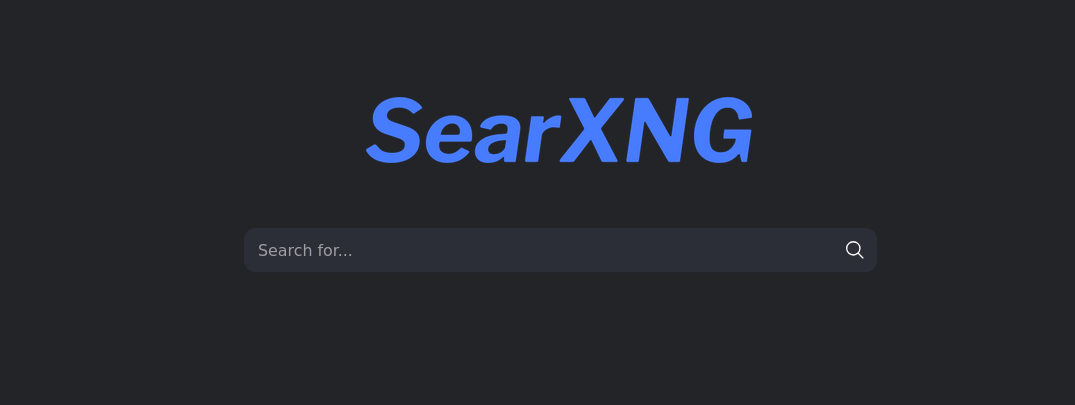 Don't Use Google, Use SearXNG