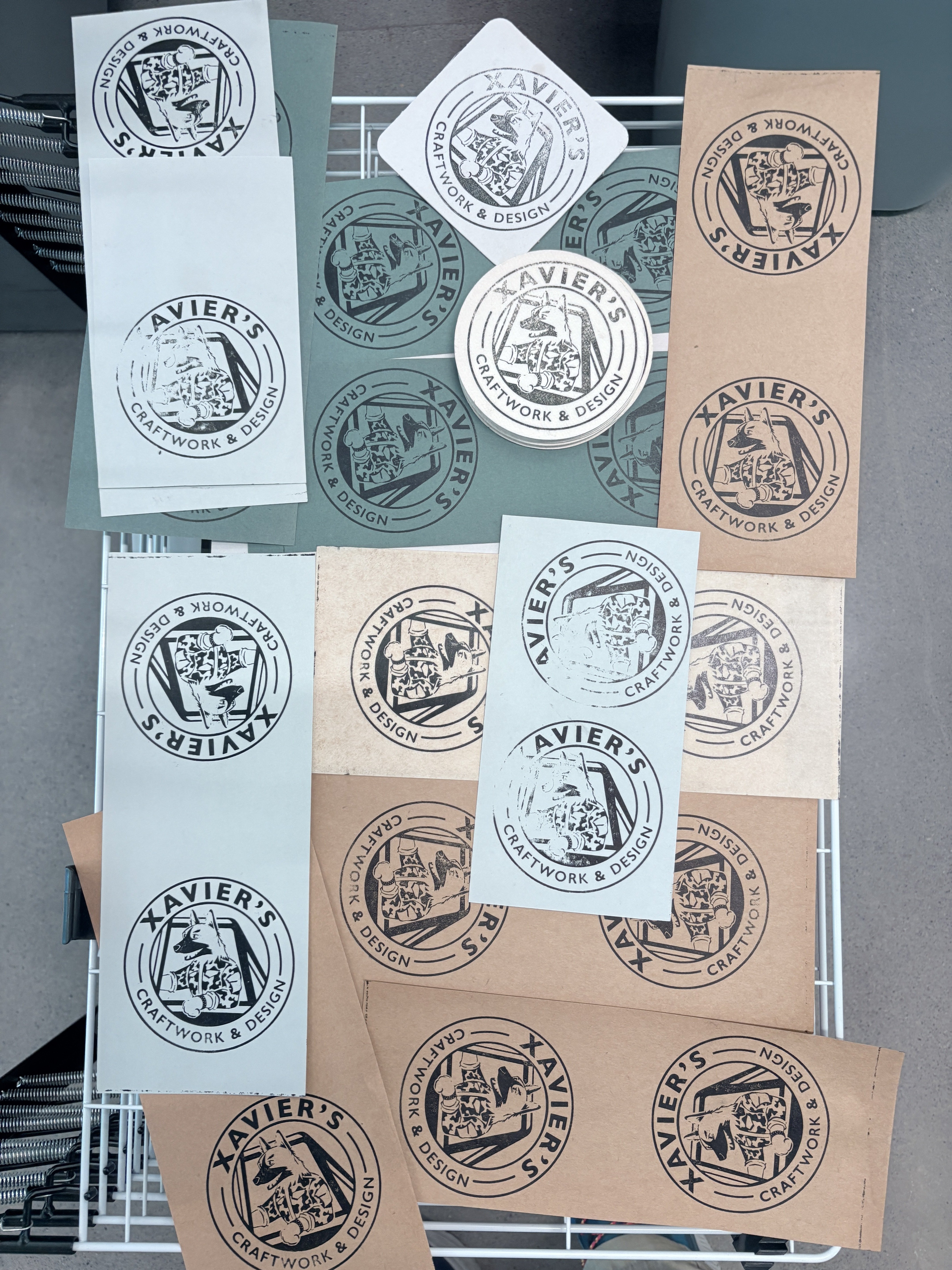 Printed a run of Xavier’s…