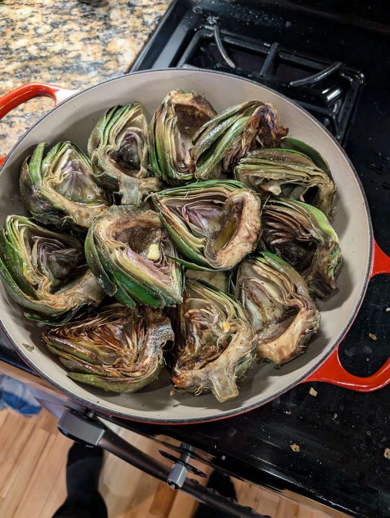 Artichokes…