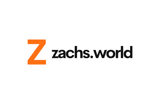 Zach's world logo