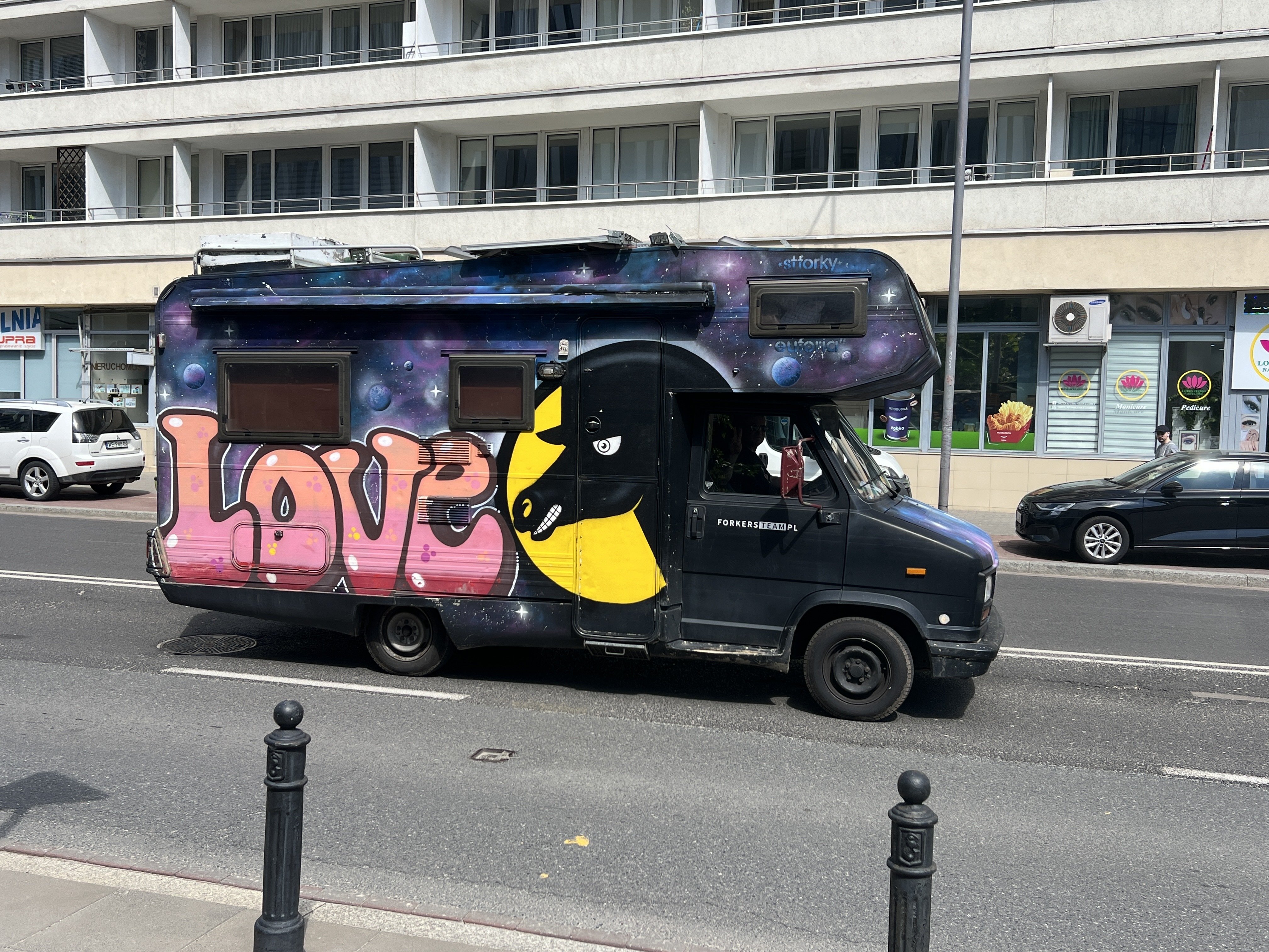 In the streets of Warsaw. Big…
