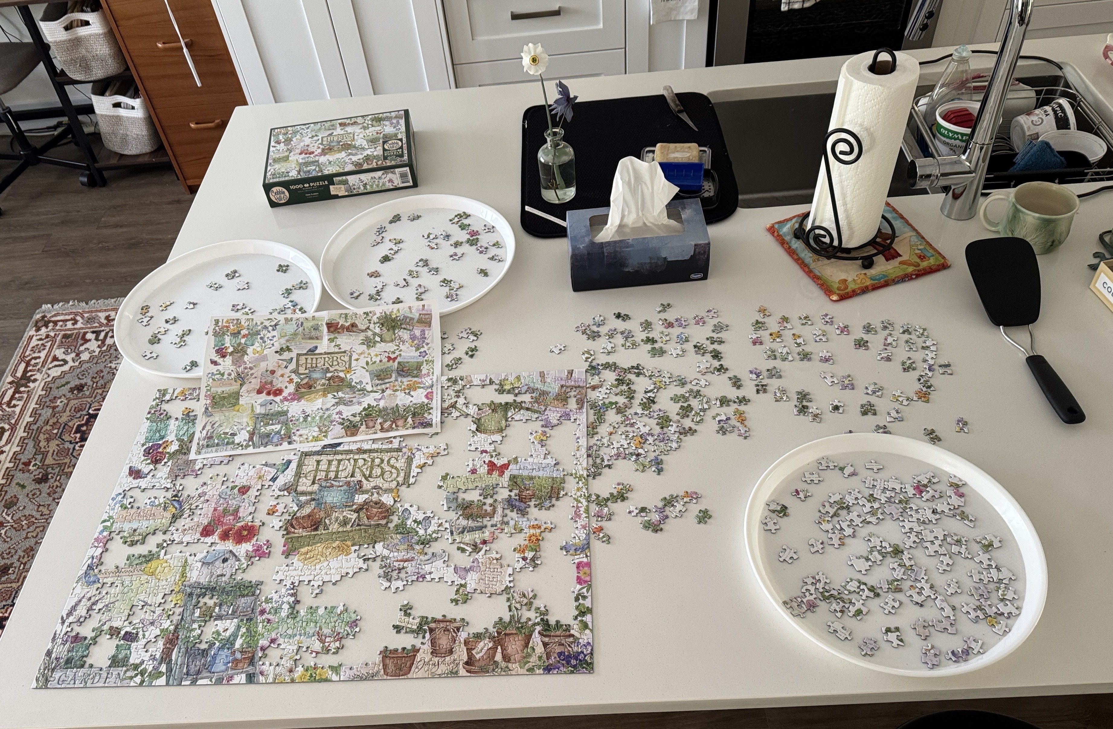 Current jigsaw puzzle work in progress:…