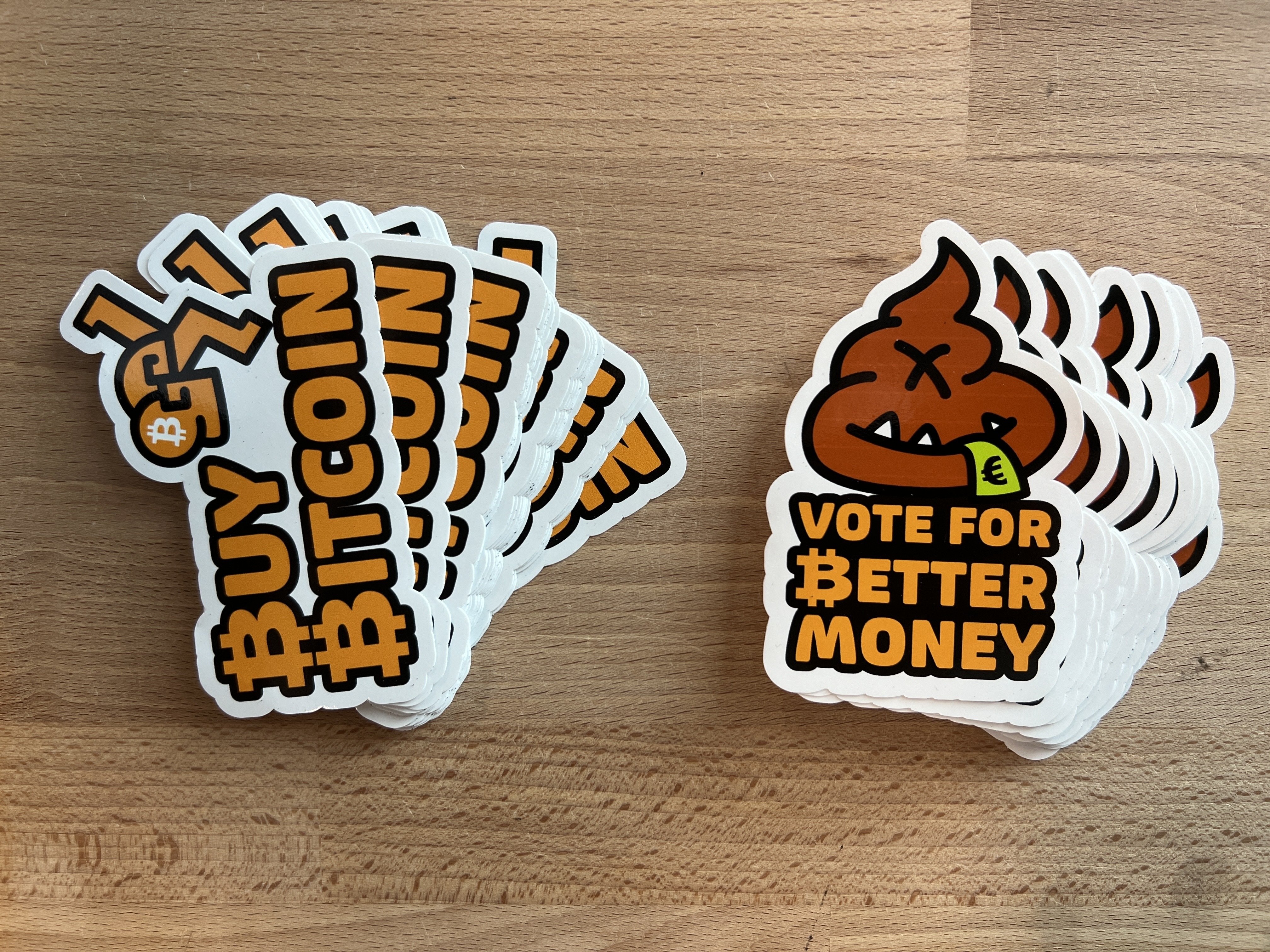 New #Bitcoin stickers are in ✍️🔥 #art…