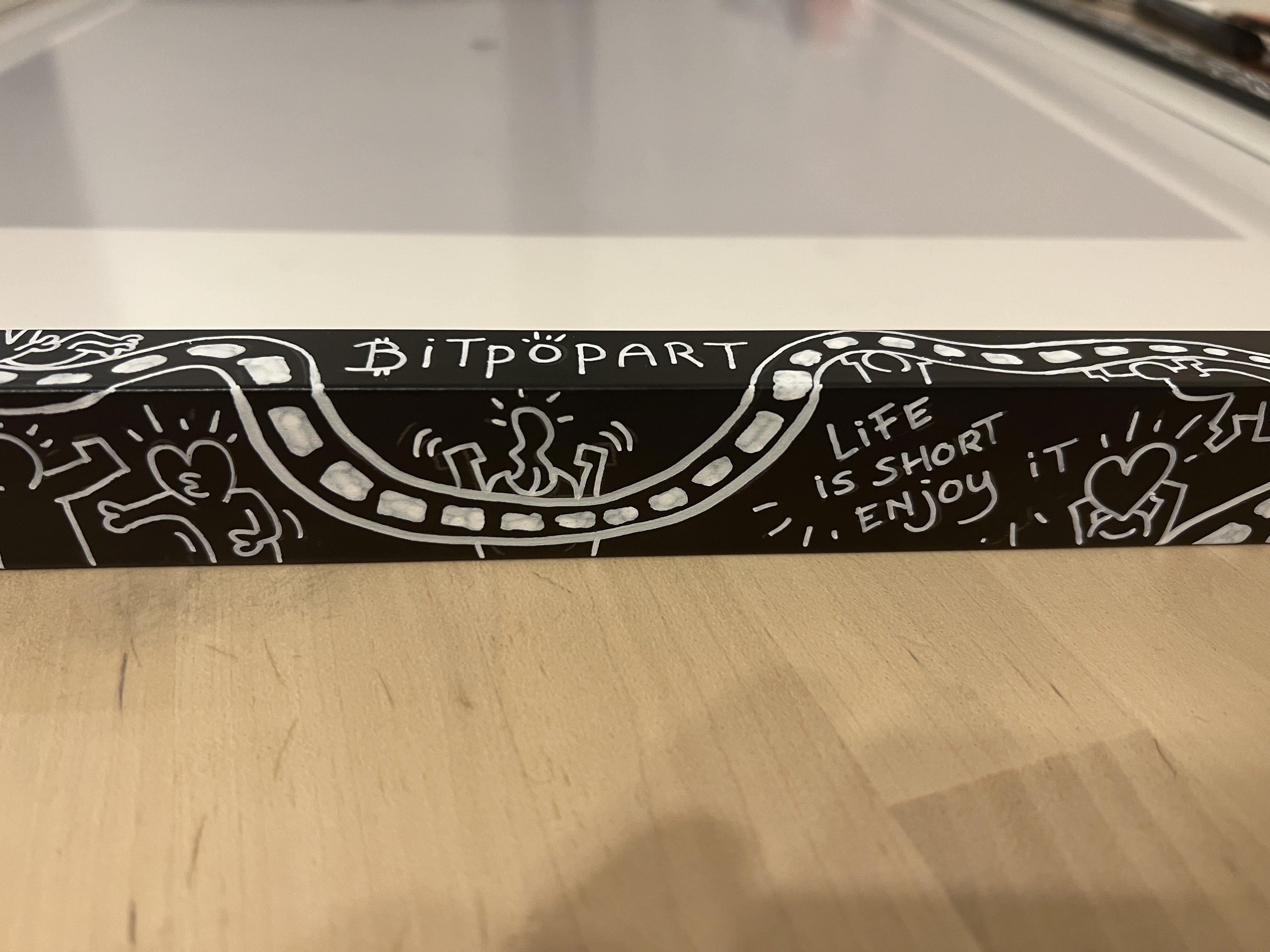 Finished the @Bitcoin FilmFest art frame…