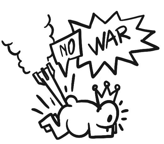 No War 👑💣💥 #art #artstr #nostr