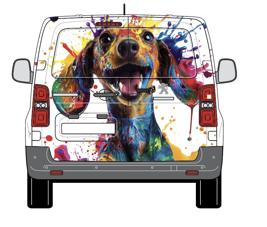 Designing a friends print shop Van…