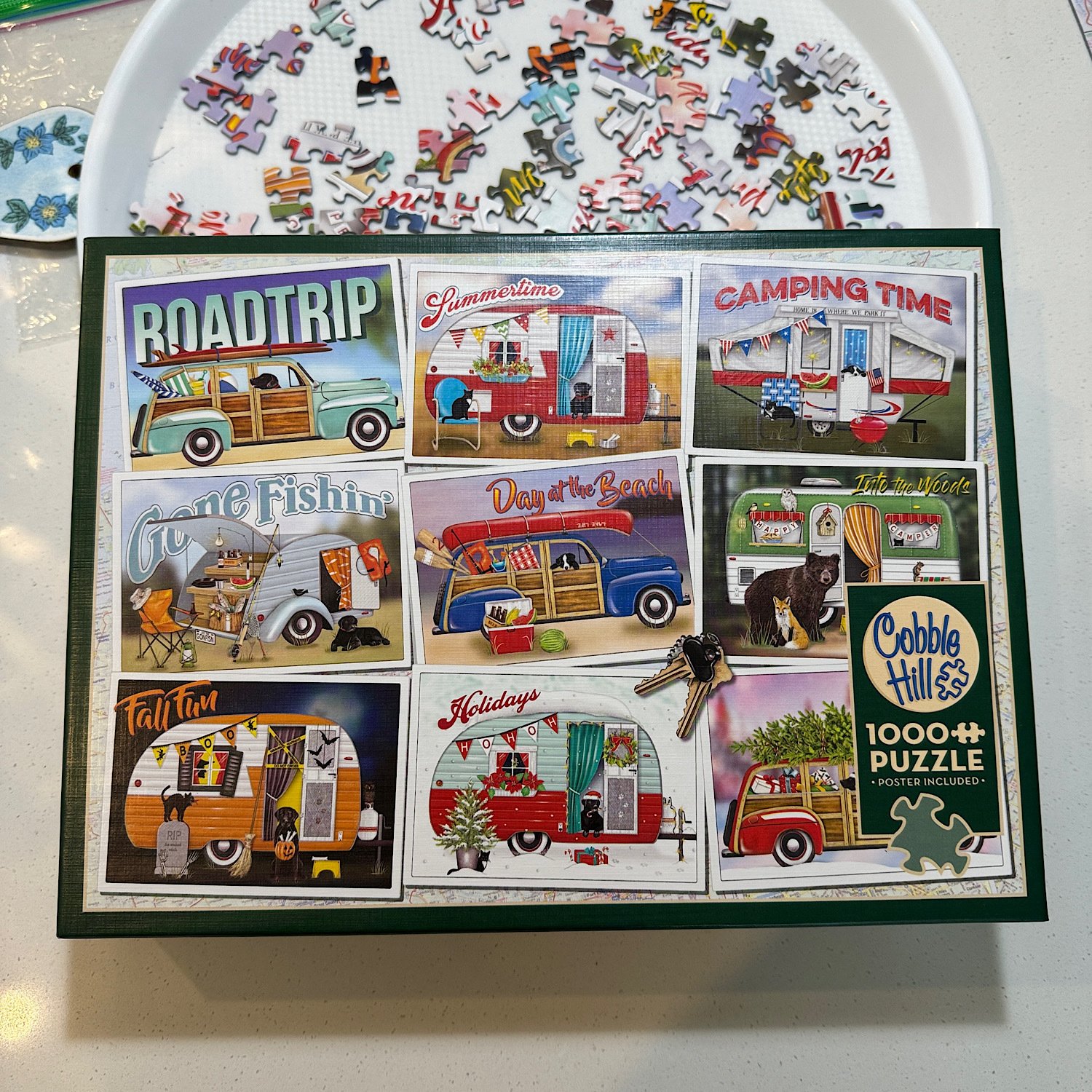 Started a new jigsaw puzzle with…