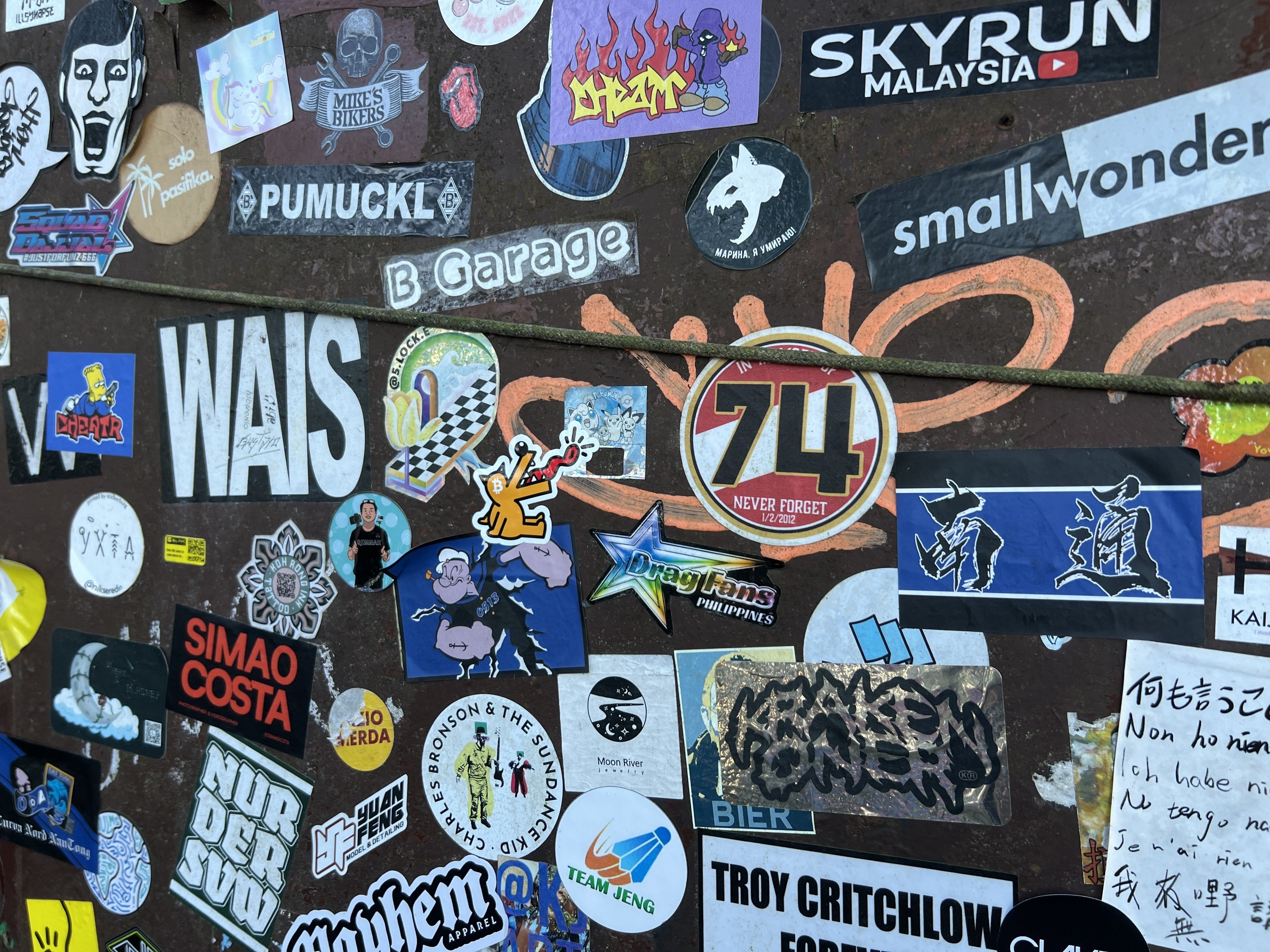 BitPop #Art  #Bitcoin sticker at The…