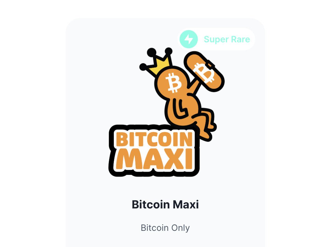 #Bitcoin Maxi Badge!