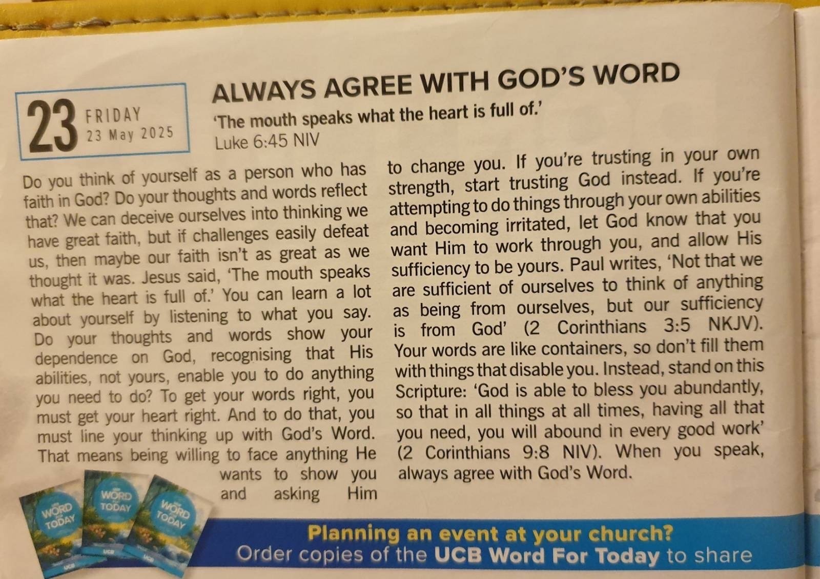 #dailybread