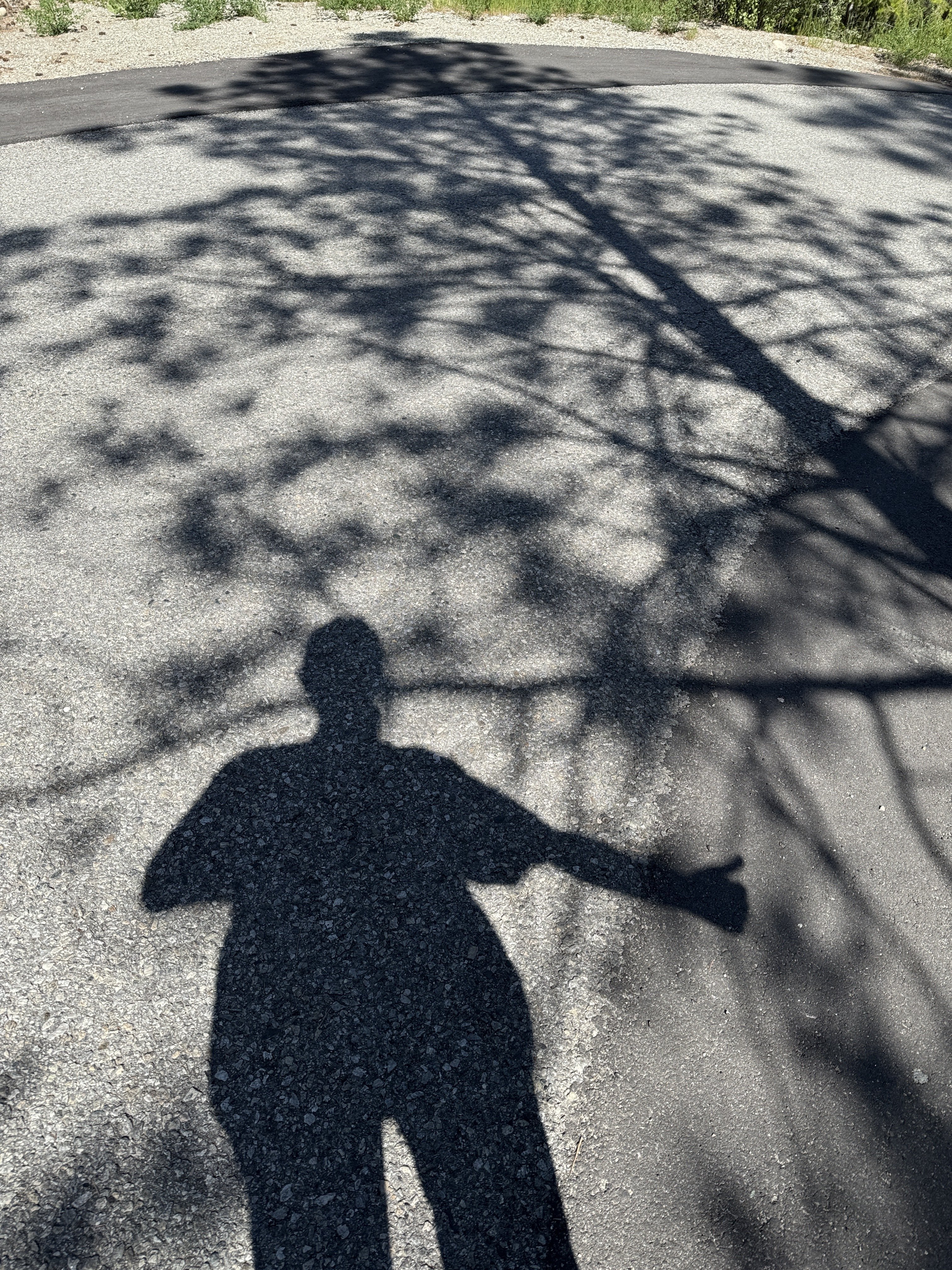 Tshirt shadow selfie because it’s…
