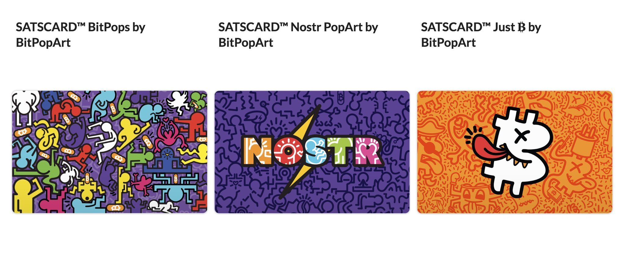 New in stock #bitcoin PopArt Satscard!…