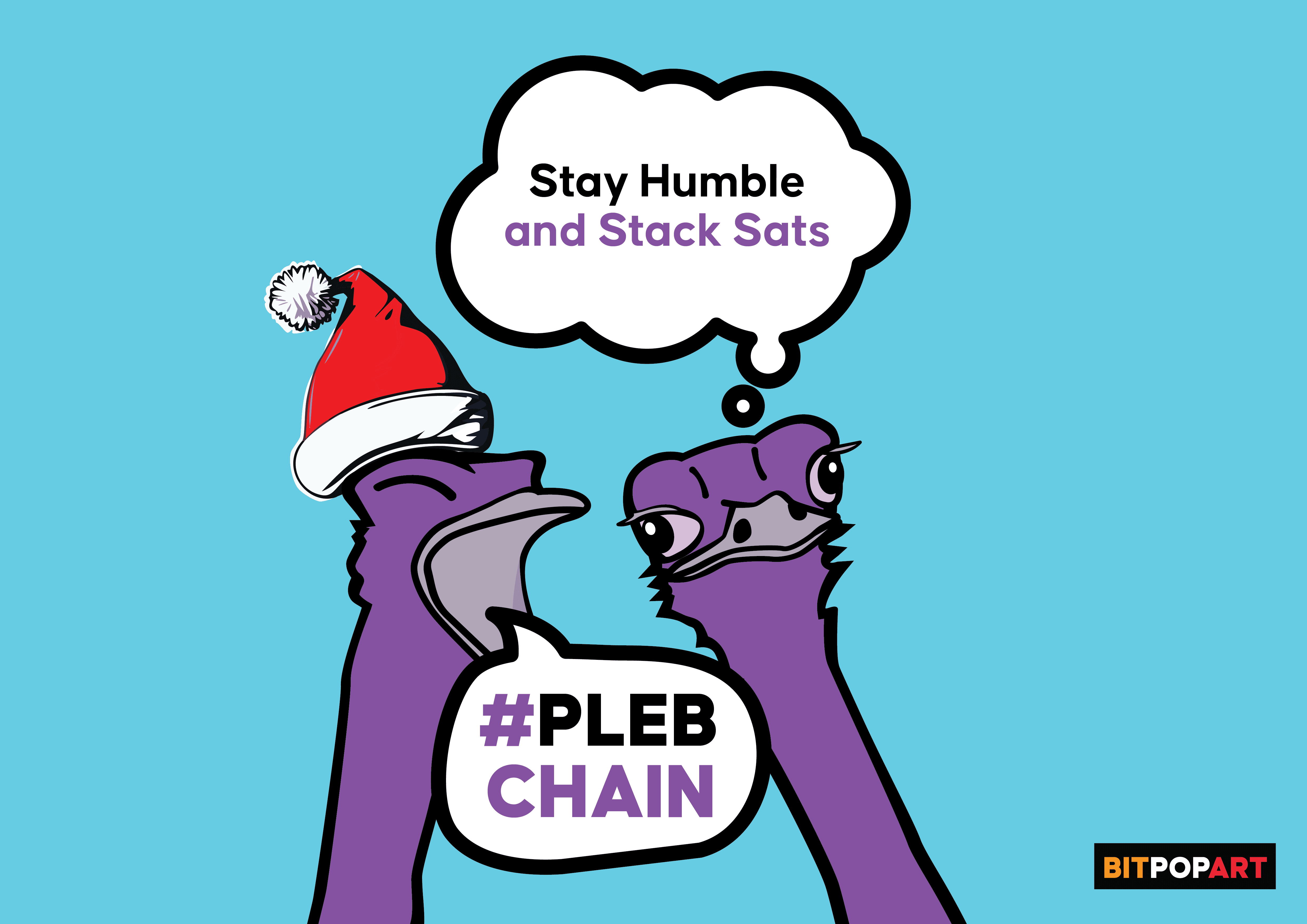 #plebchain happy holidays 💜🫂🎅 #nostr #bitcoin Stay…